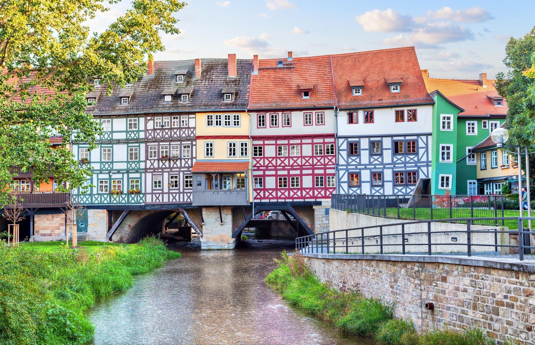 8. The Merchants’ Bridge, Erfurt, Germany