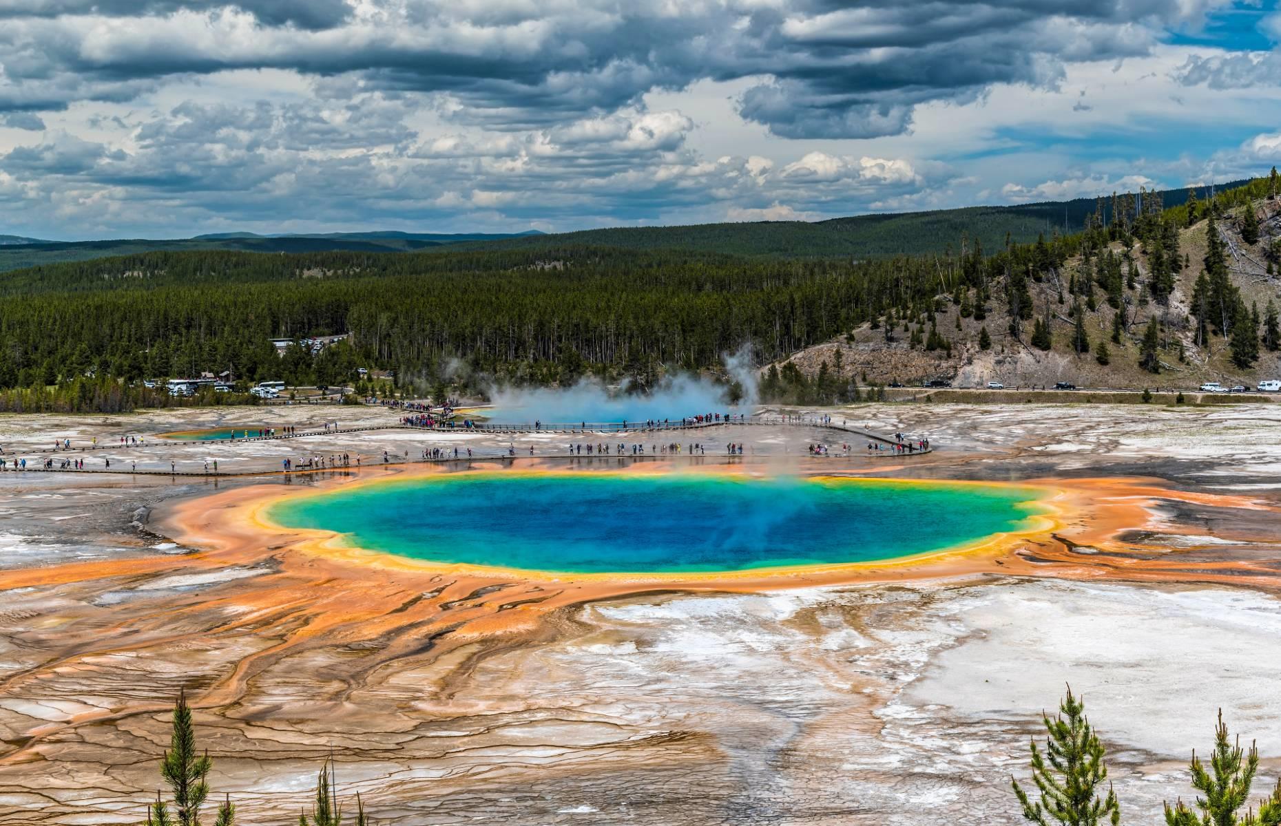 3. Grand Prismatic Spring, Yellowstone National Park, Wyoming