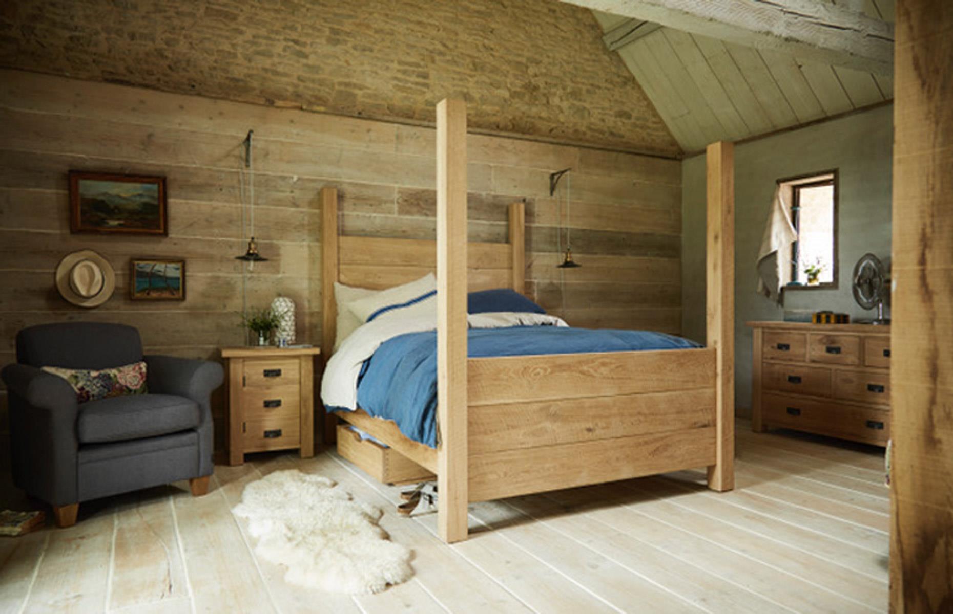 Invest in a four-poster bed