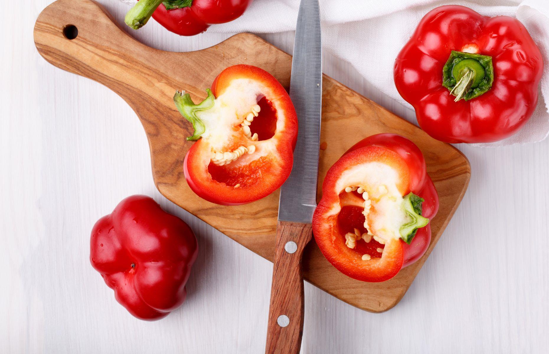 27. Red peppers