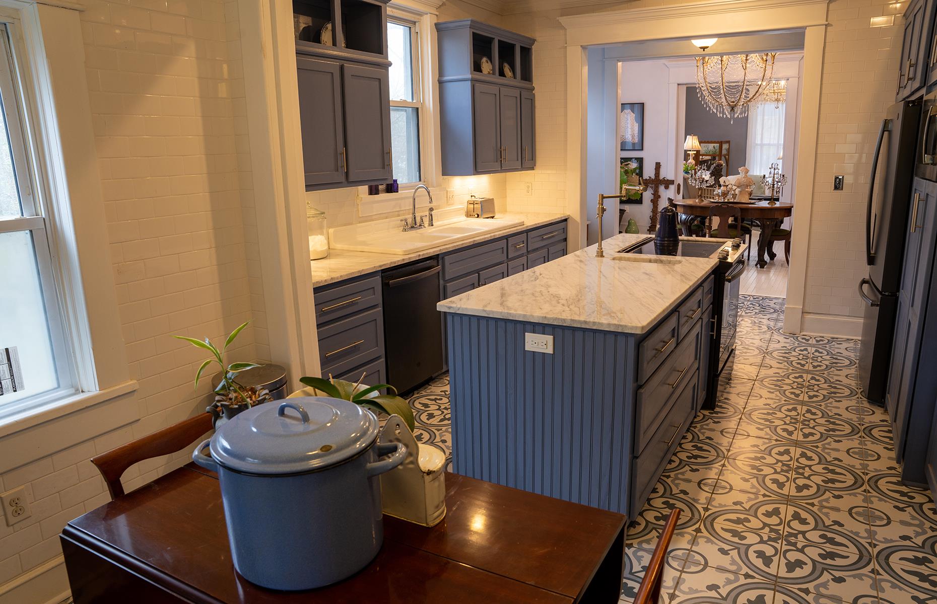 After: the kitchen
