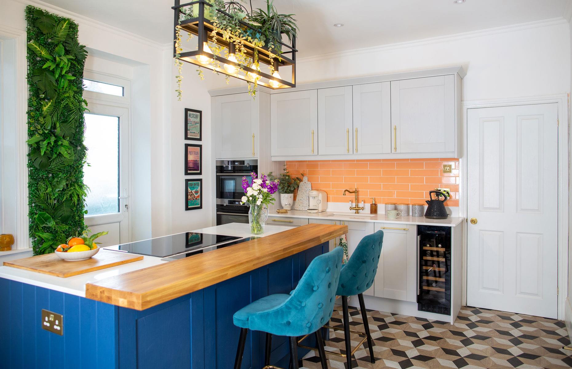 Paint the kitchen island