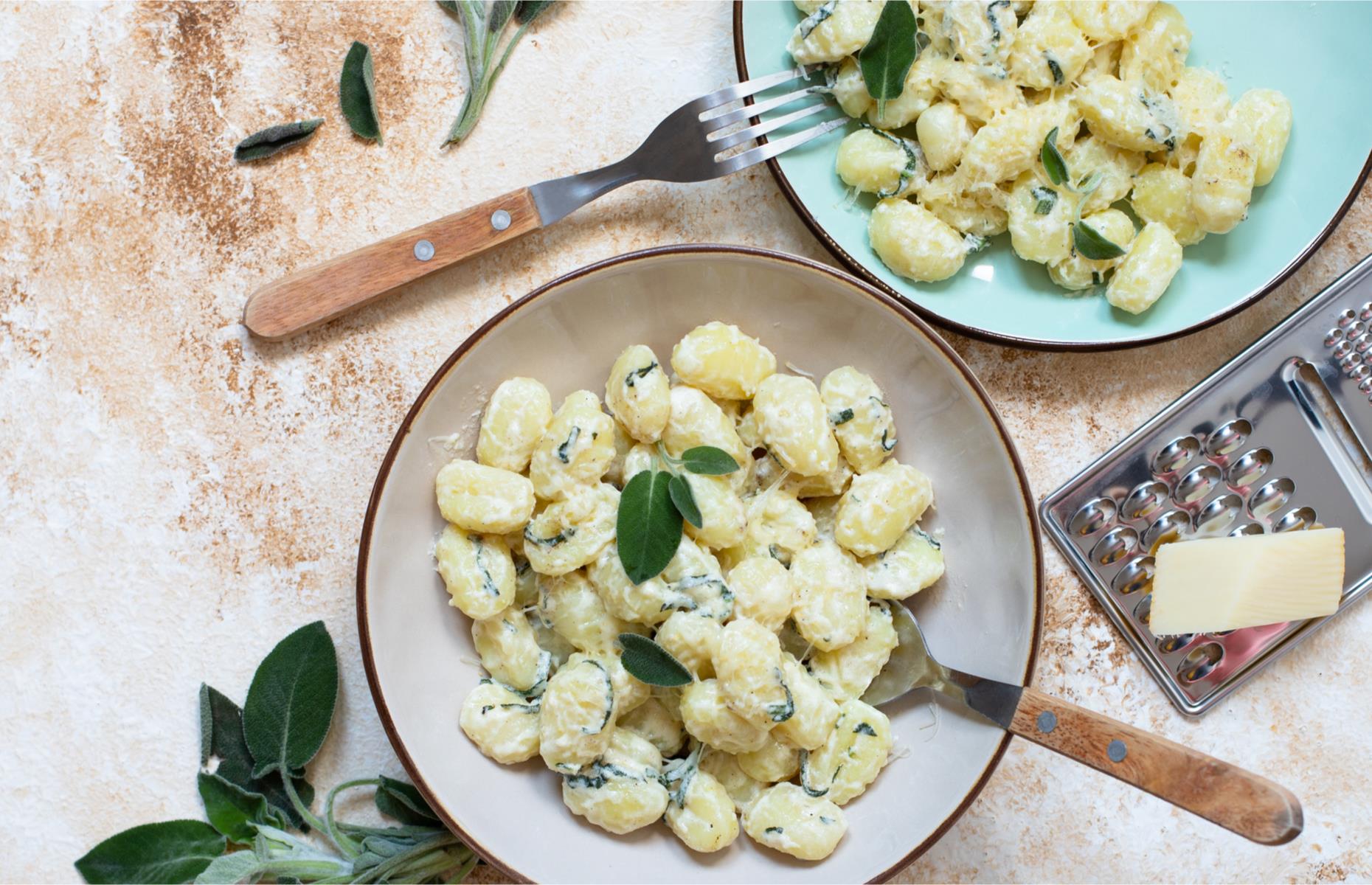 Gnocchi with butter and sage