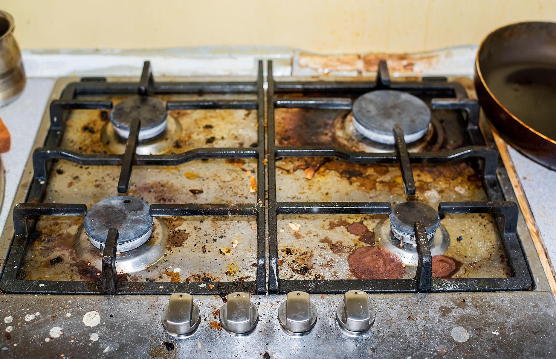 A dirty home