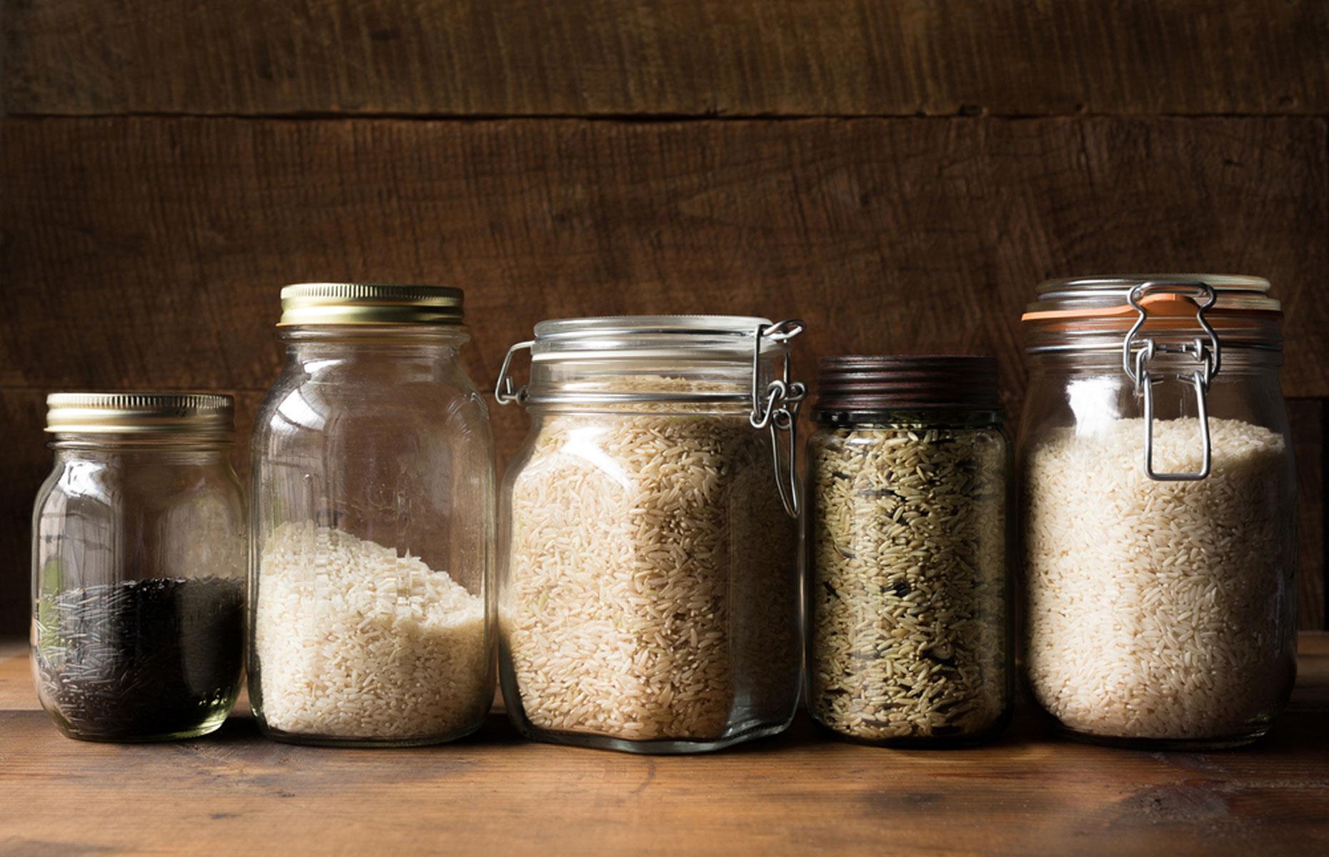 How to store rice