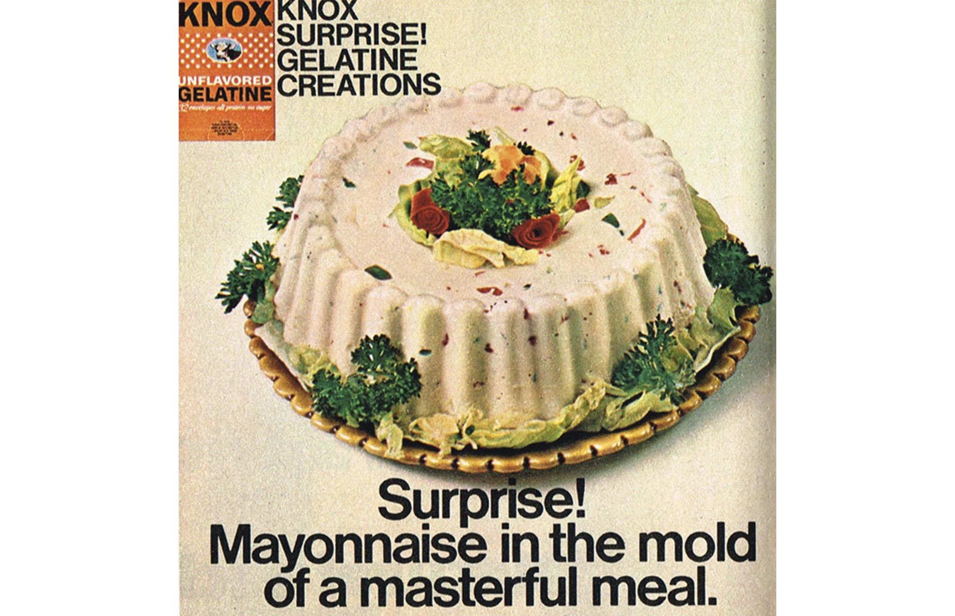 8. Surprise! mayonnaise mould