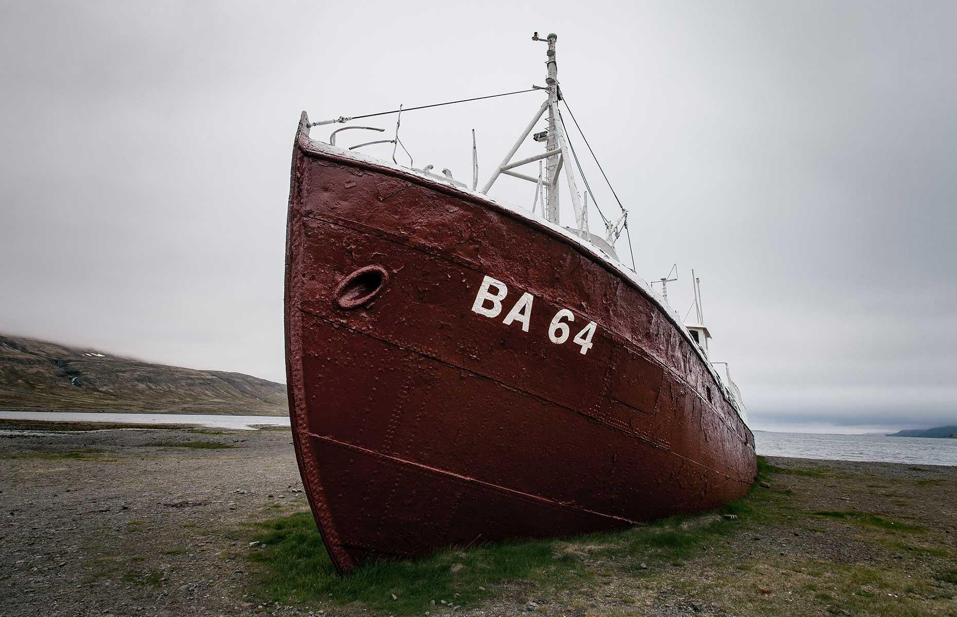 Garðar BA64, Westfjords, Iceland