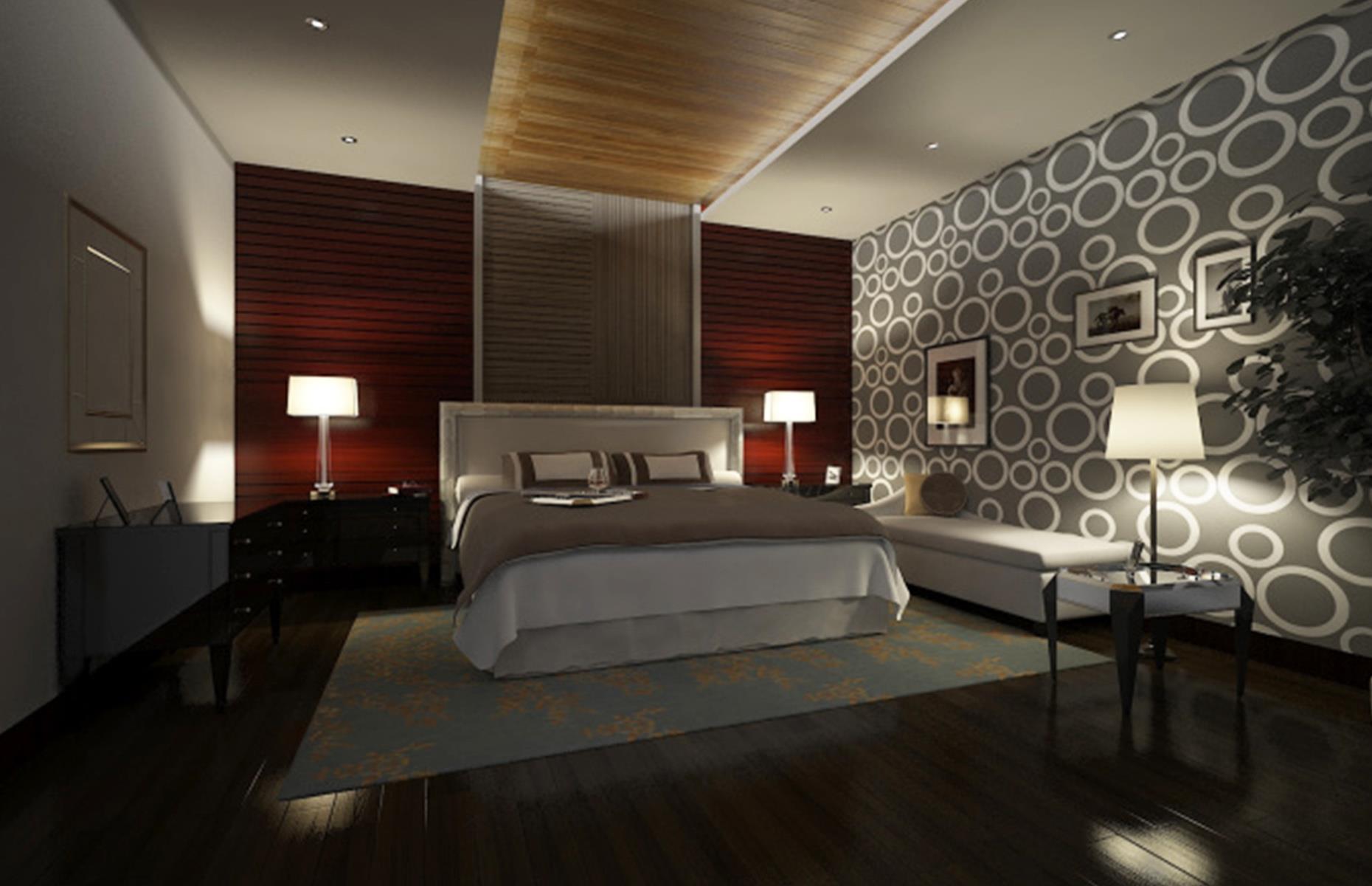 Opulent sleeping quarters