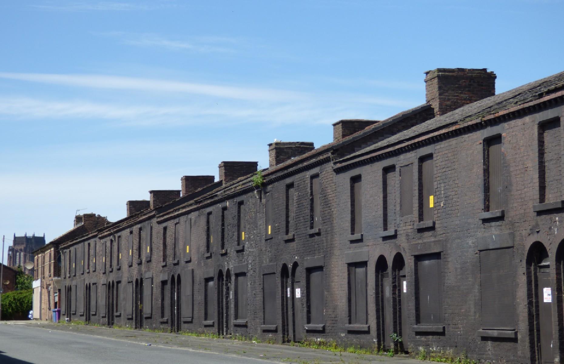 The deserted Welsh Streets of Liverpool, UK