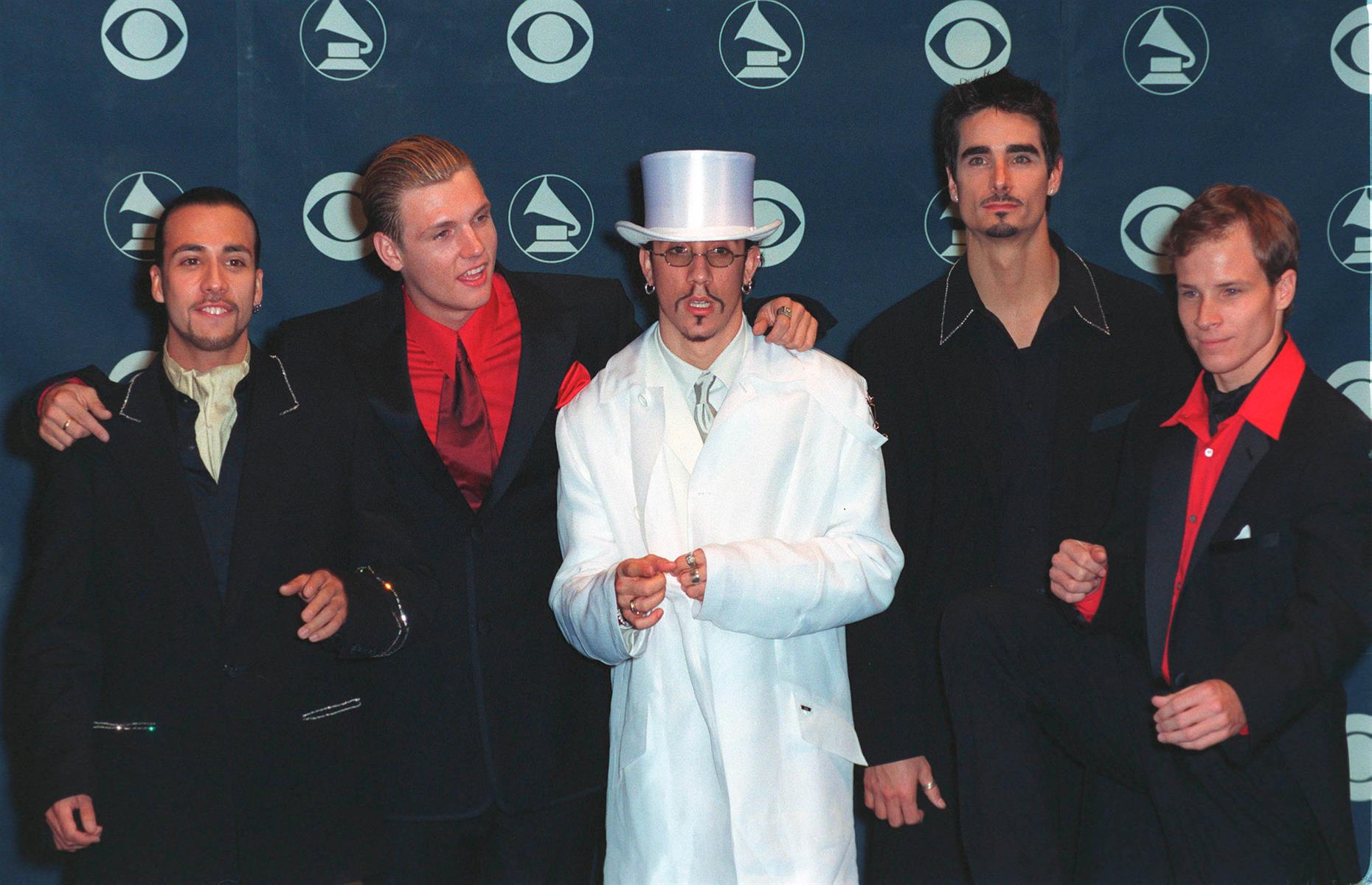 Backstreet Boys perform at the Grammy's