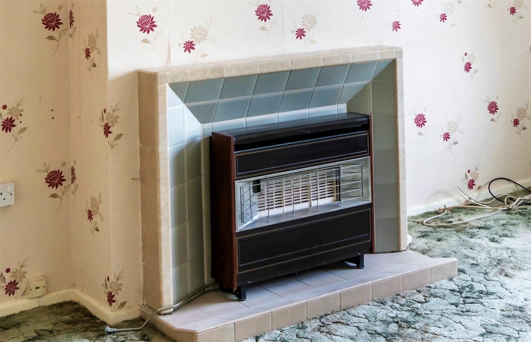 A 1970s electric fire