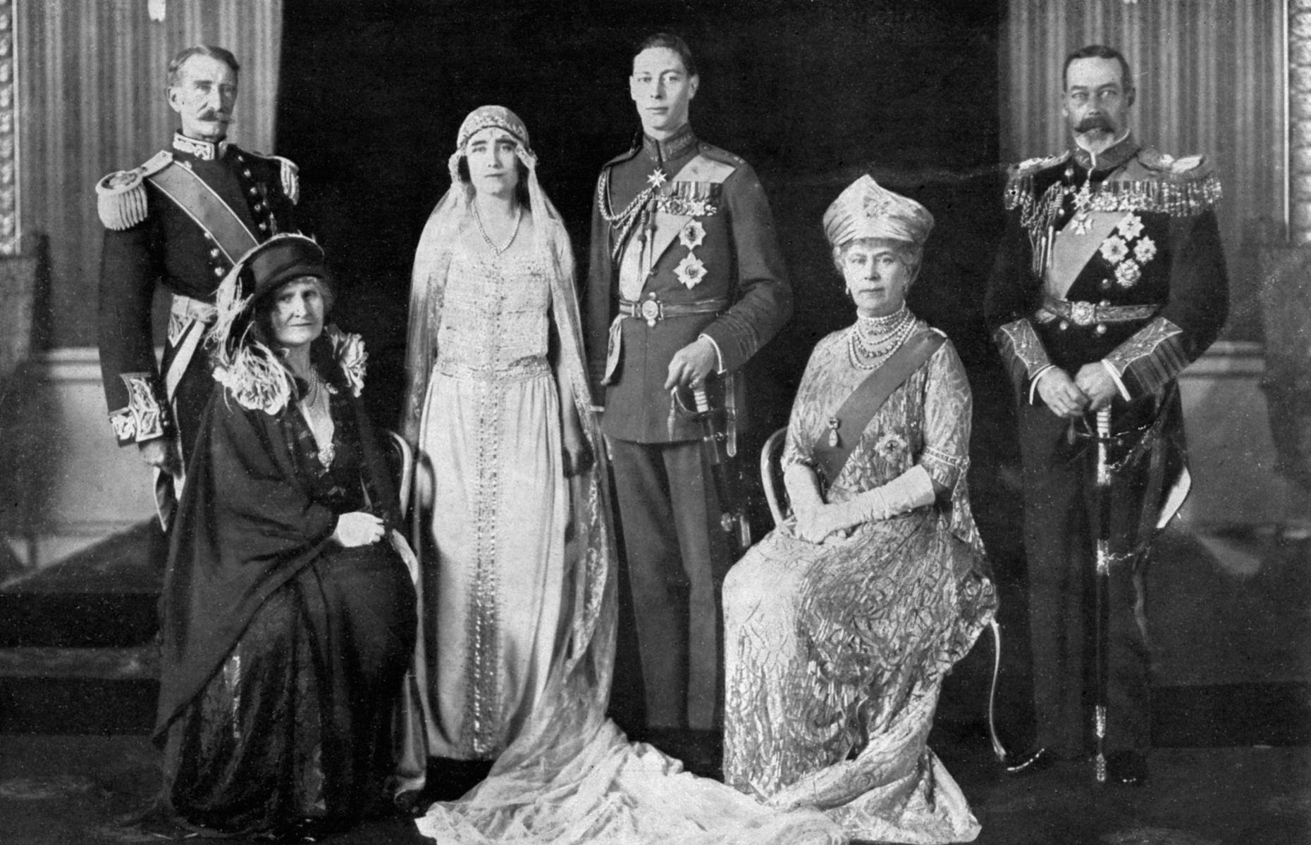 8. Wedding of George VI and Lady Elizabeth Bowes-Lyon, 1923