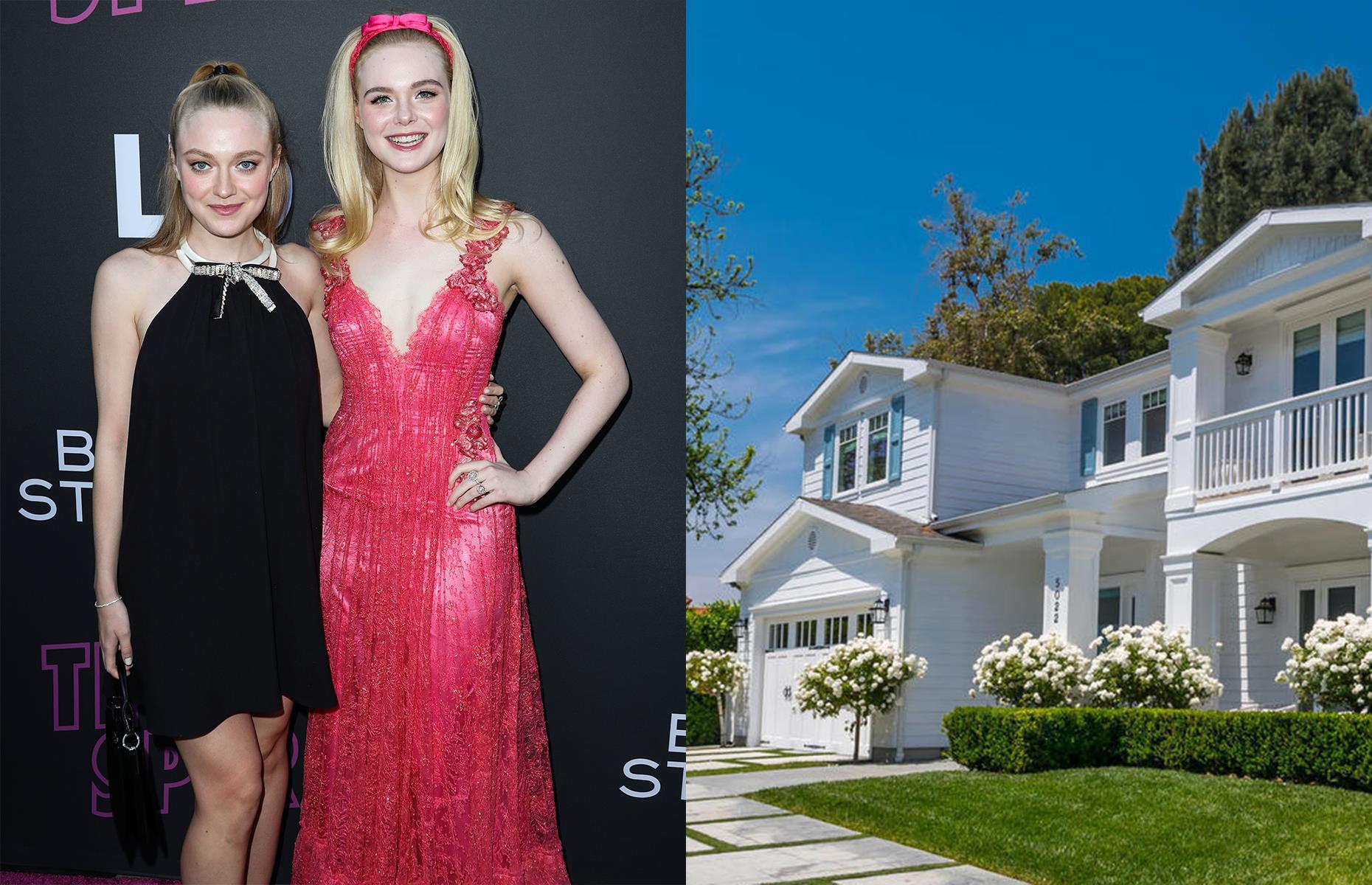 Dakota and Elle Fanning's low-key home: $2.7 million (£2.2m) 