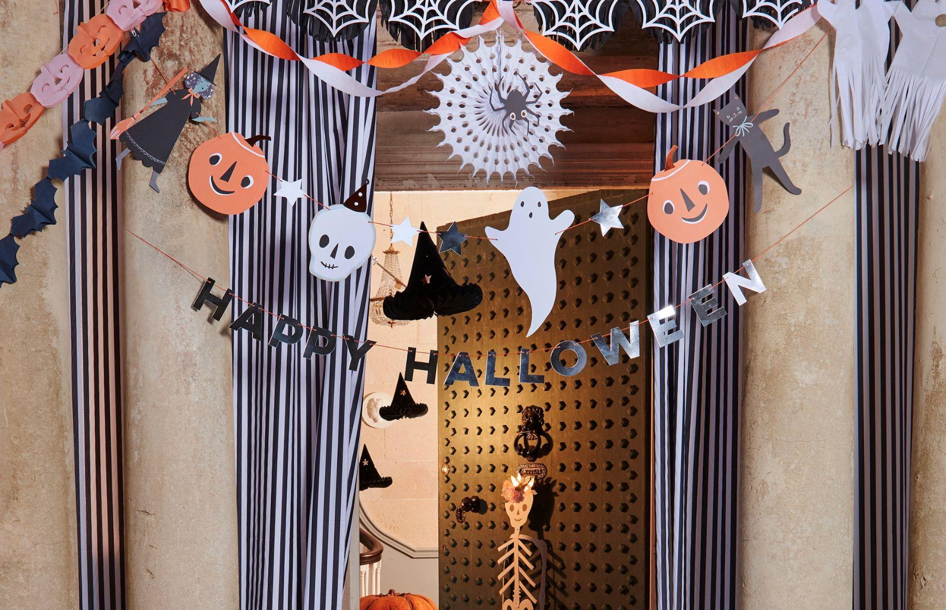 String up ghoulish garlands