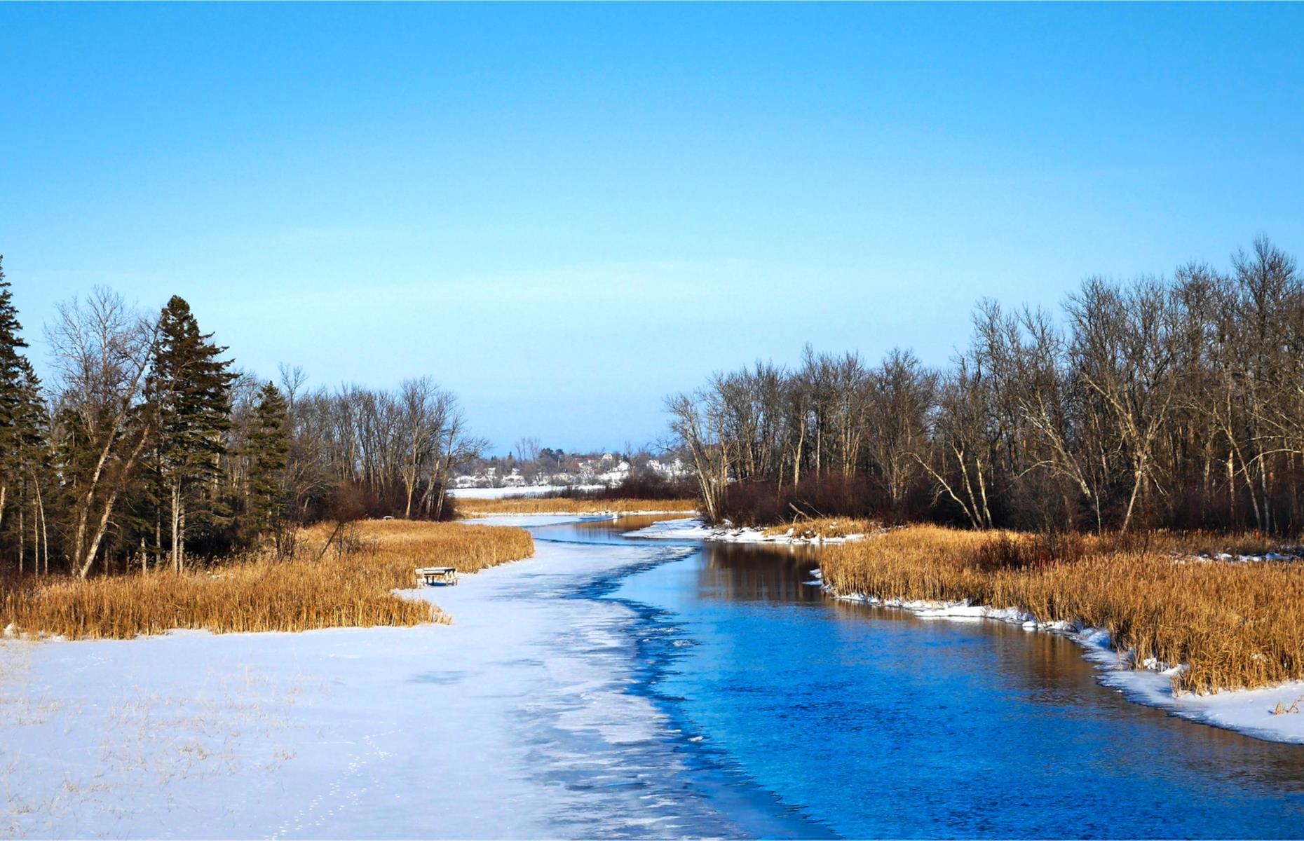 It was once so cold that the Mississippi River froze along its entire length
