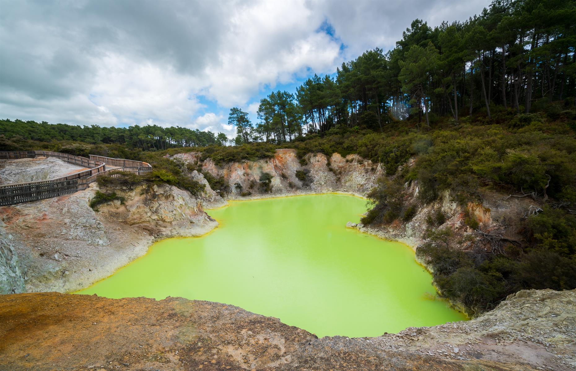 Devil's Bath, North Island, New Zealand