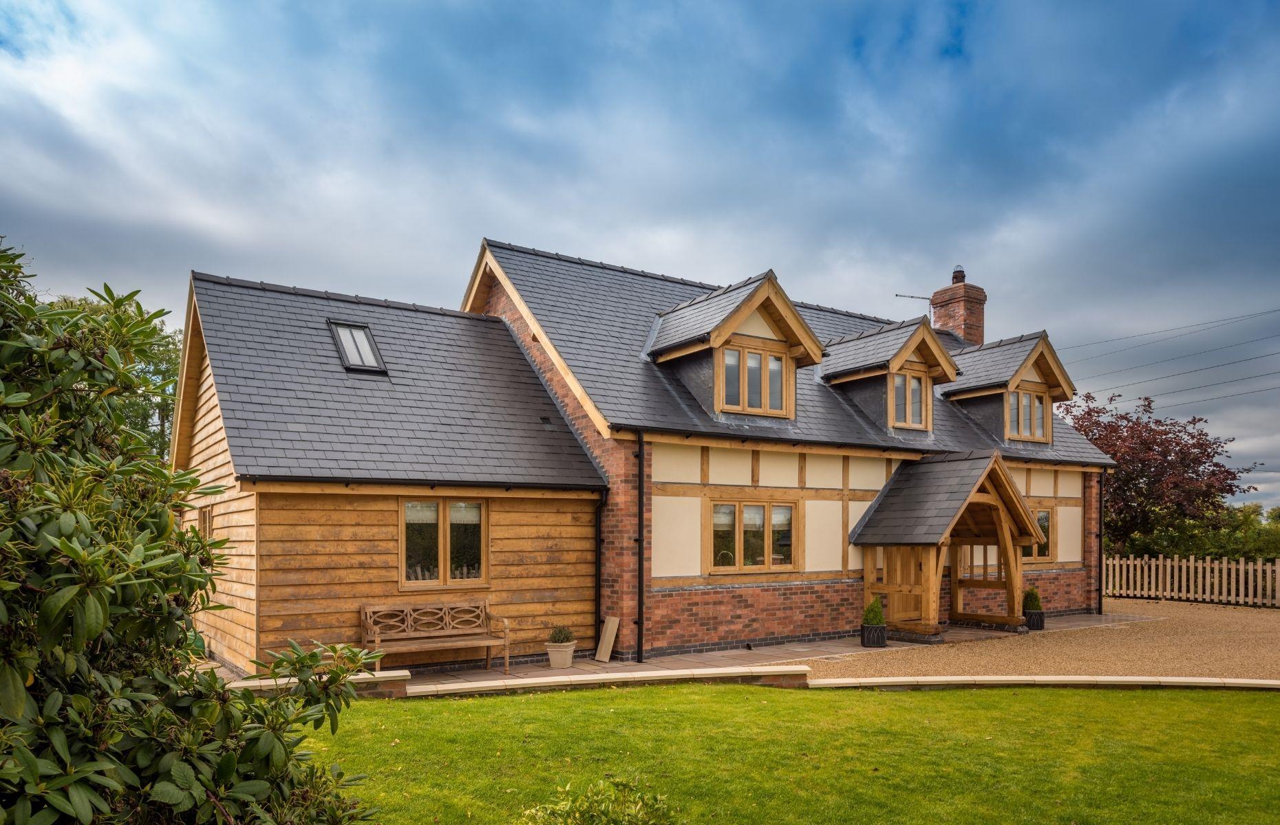 Oak-frame home, Cheshire, UK