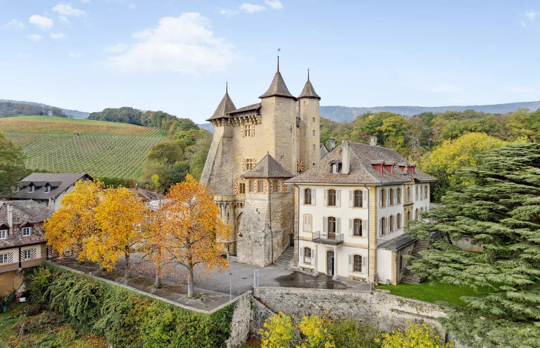 Château de Vaumarcus, Neuchatel, Switzerland
