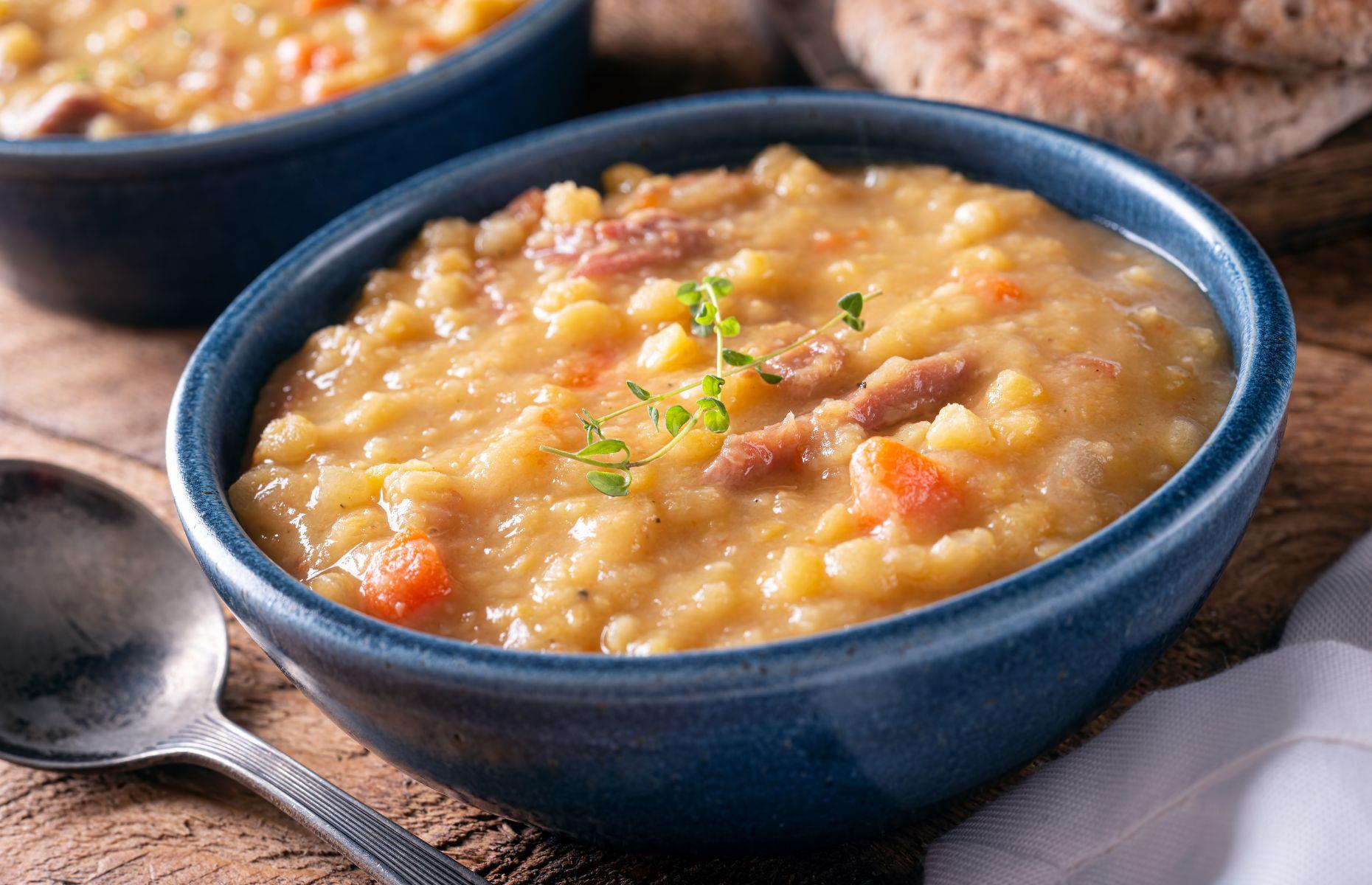36. Yellow split pea soup 