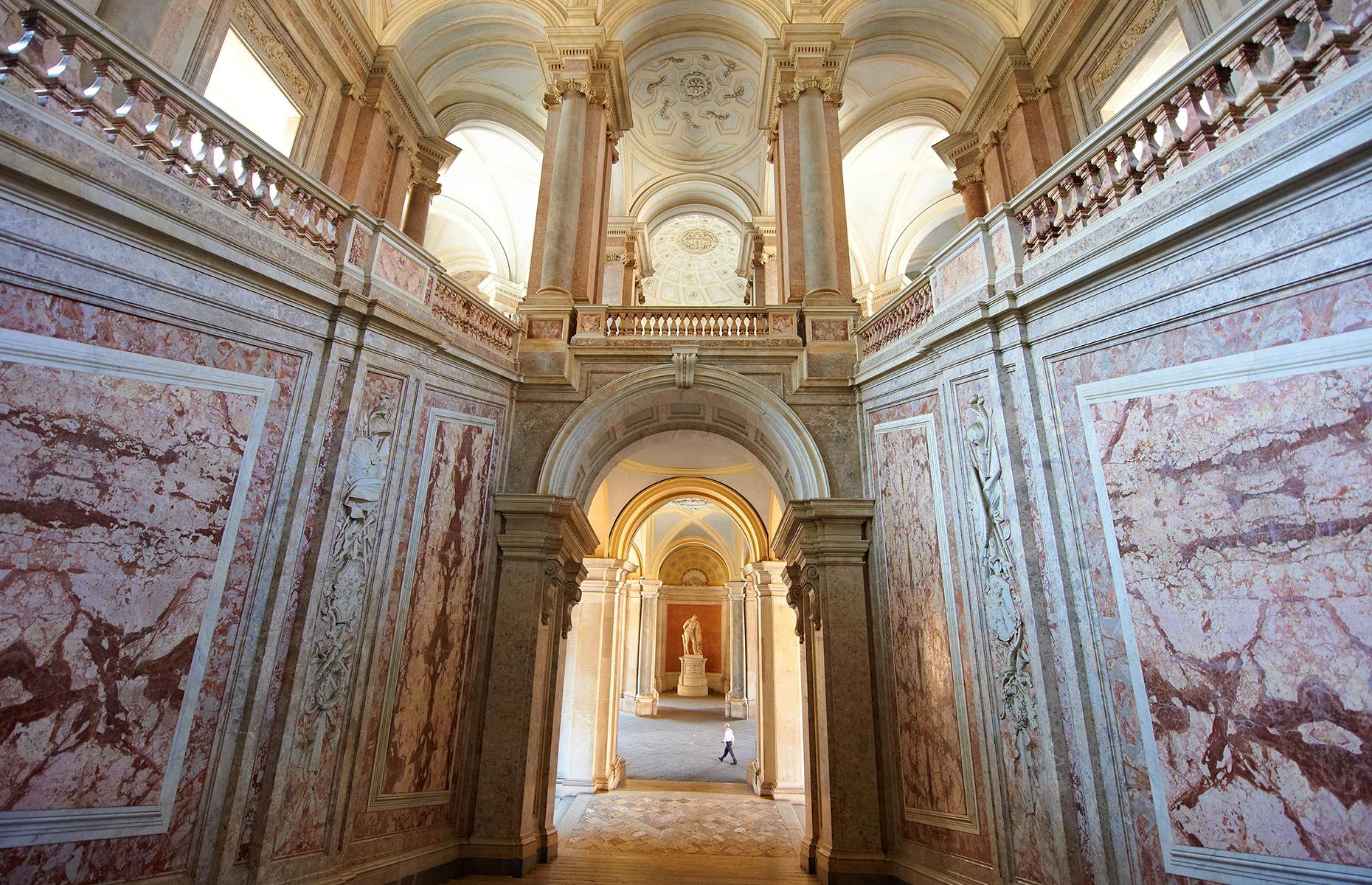 Royal Palace of Caserta: amazing marble