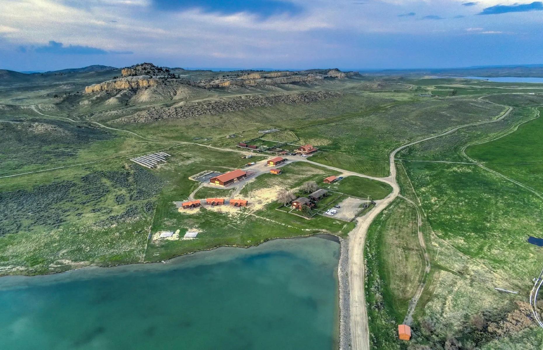 Kanye's Monster Lake Ranch, Wyoming, USA