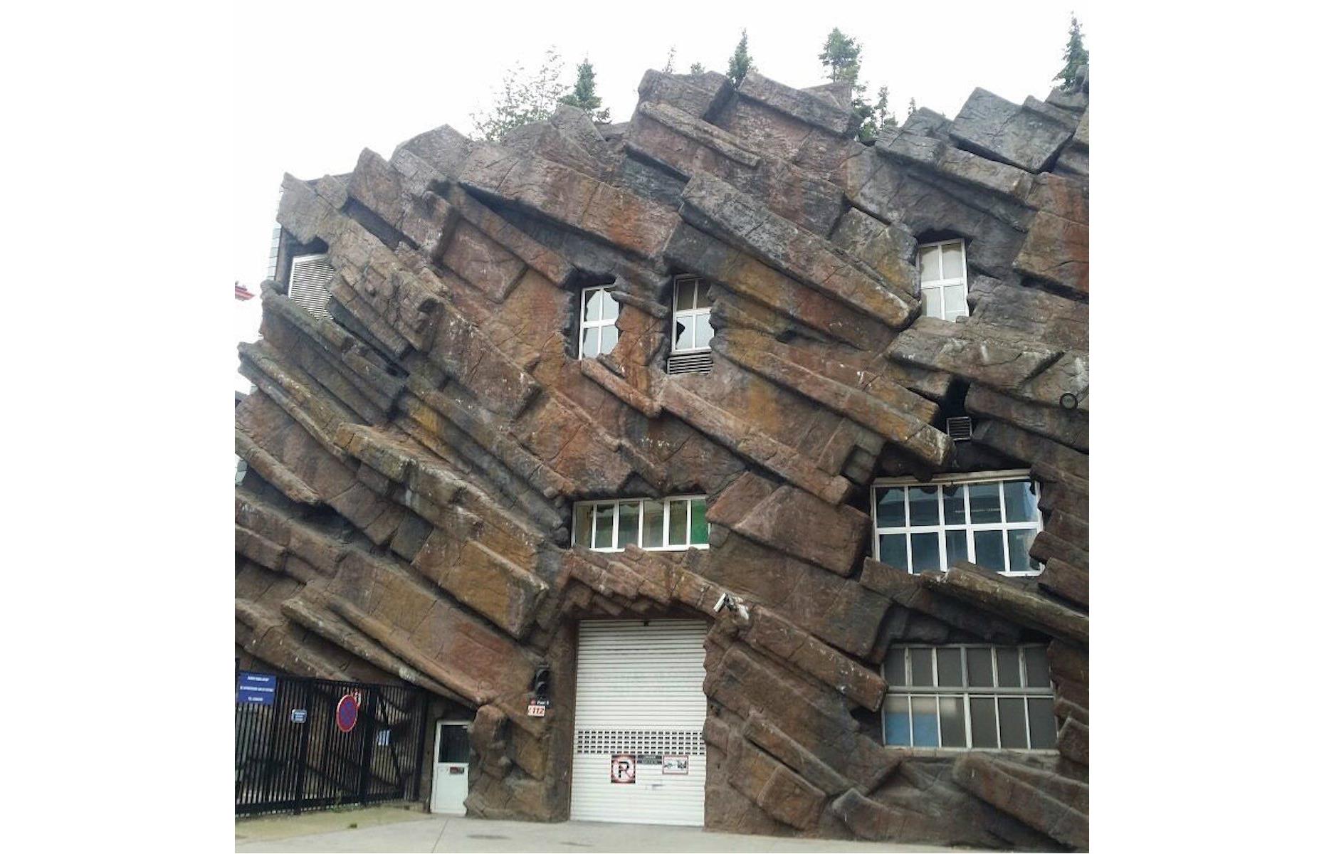 Rock face home, Belgium