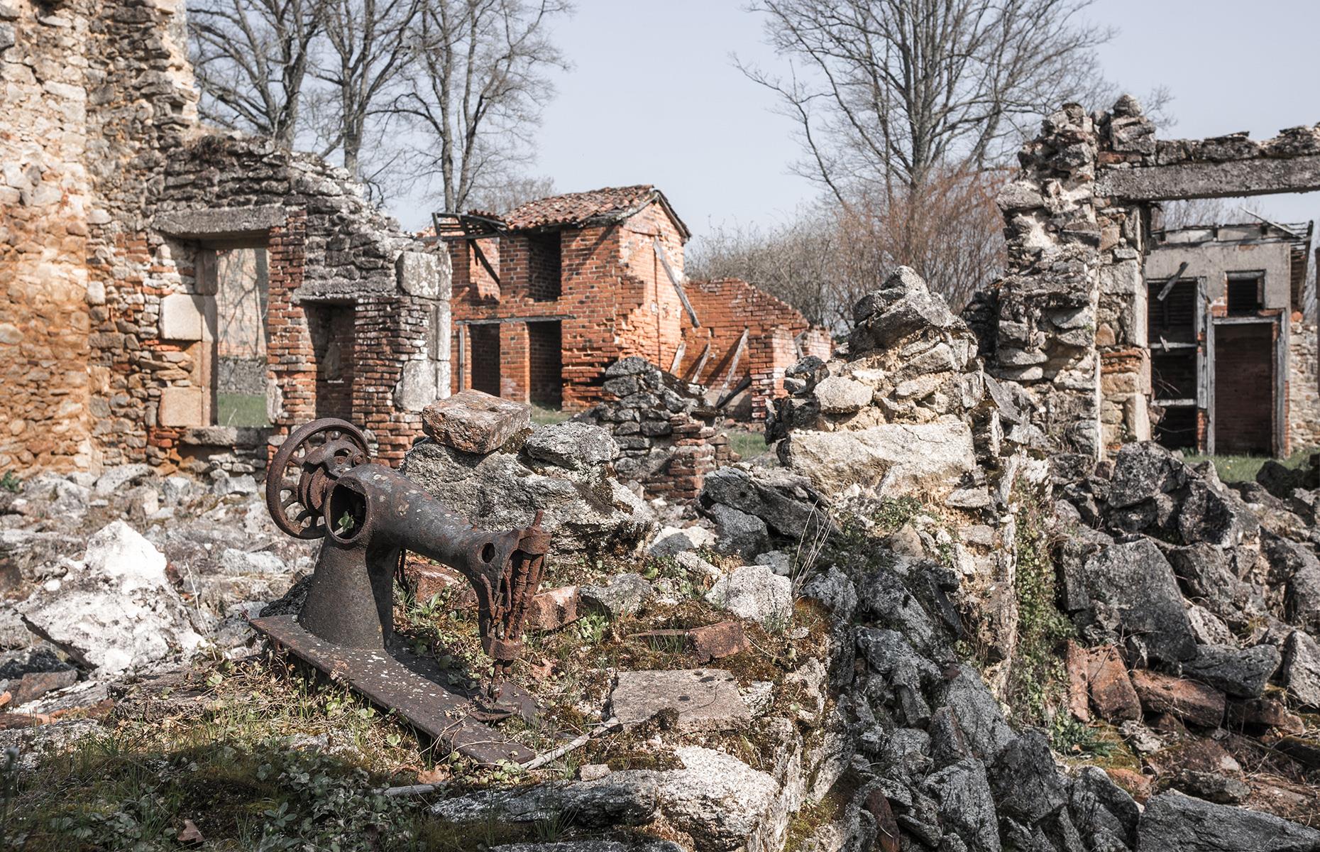 The tragic village of Oradour-sur-Glane, Haute-Vienne, France