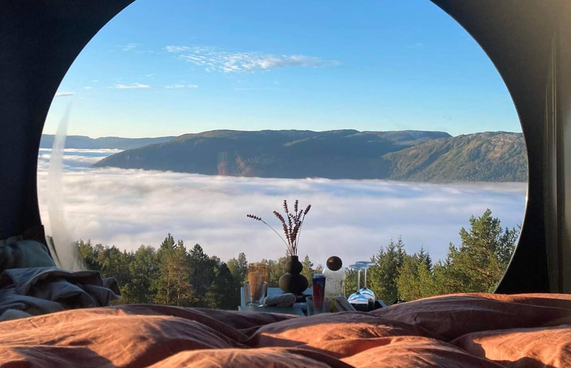 Mountaintop Birdbox, Vestland county, Norway