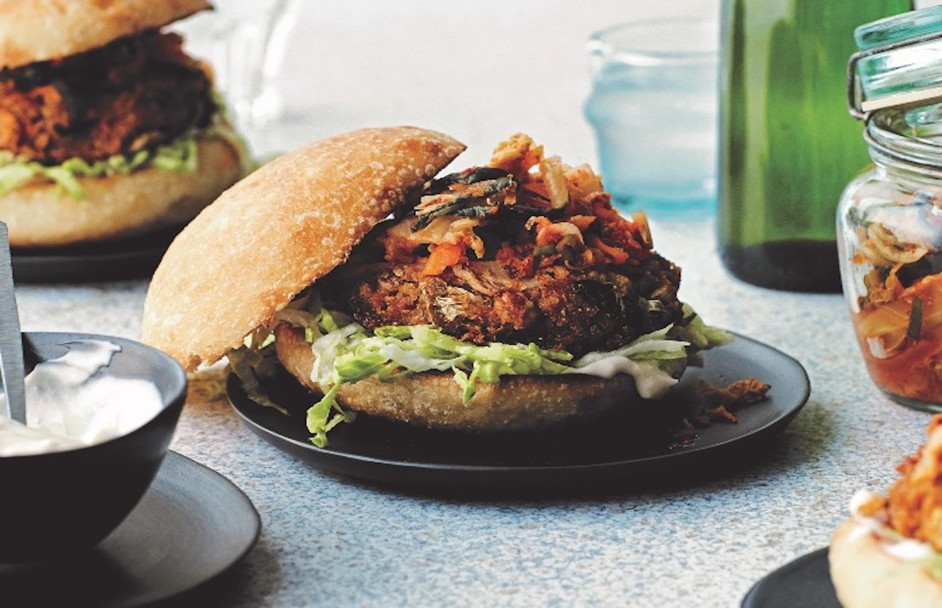 Kimchi burger
