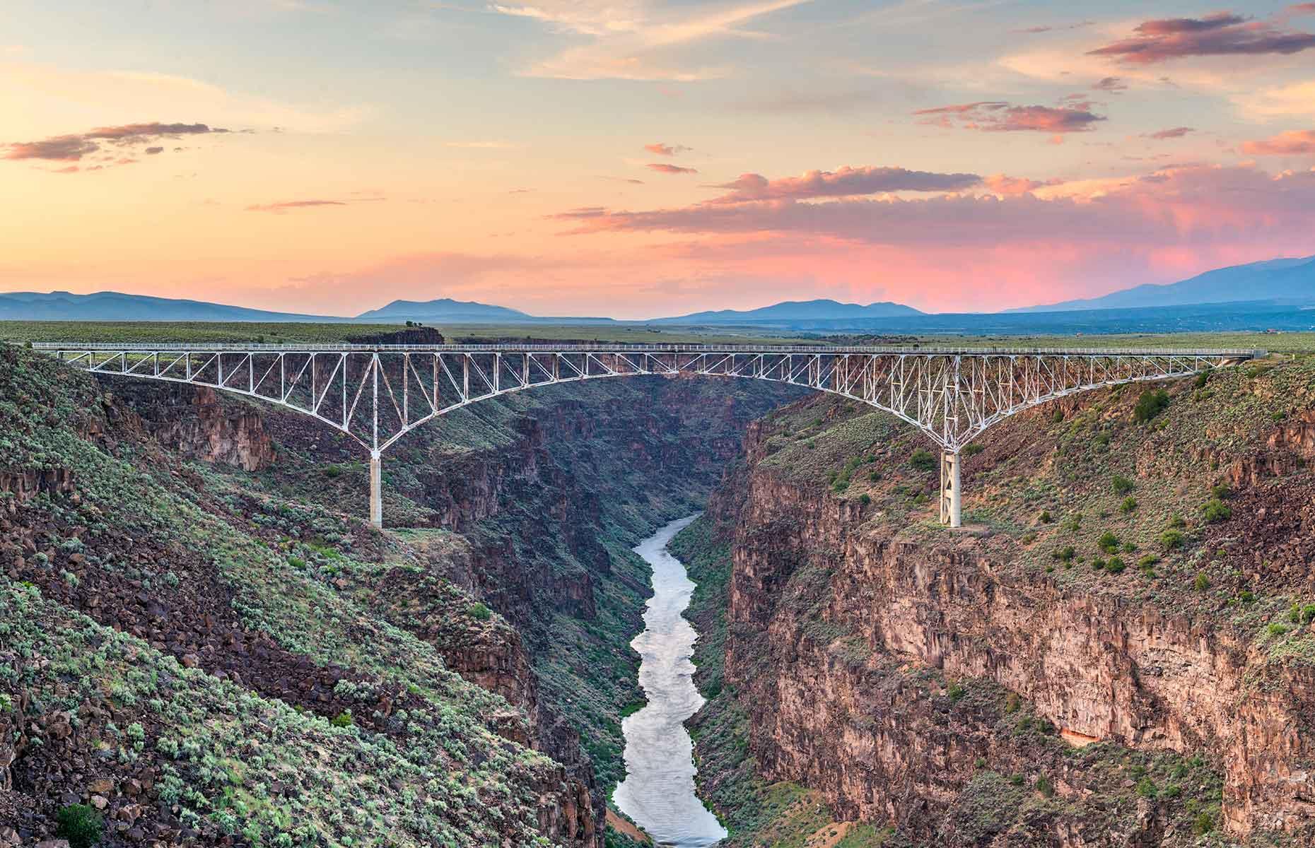 New Mexico: Rio Grande Gorge Bridge, Taos