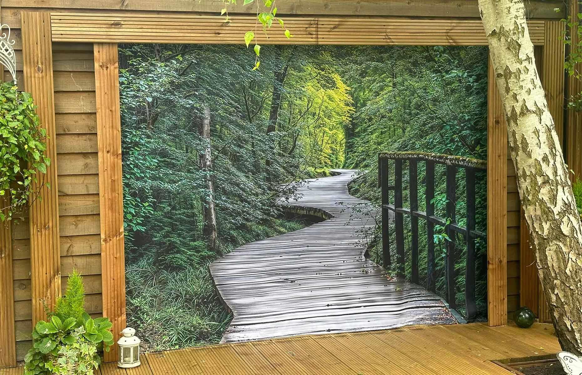 Elevate your view with a shower curtain
