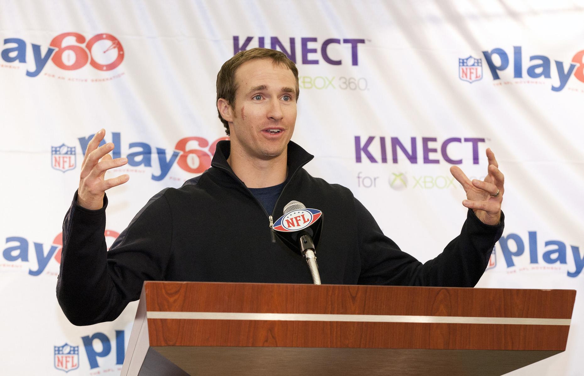 35) Drew Brees – American Football, $32m (£24.5m)