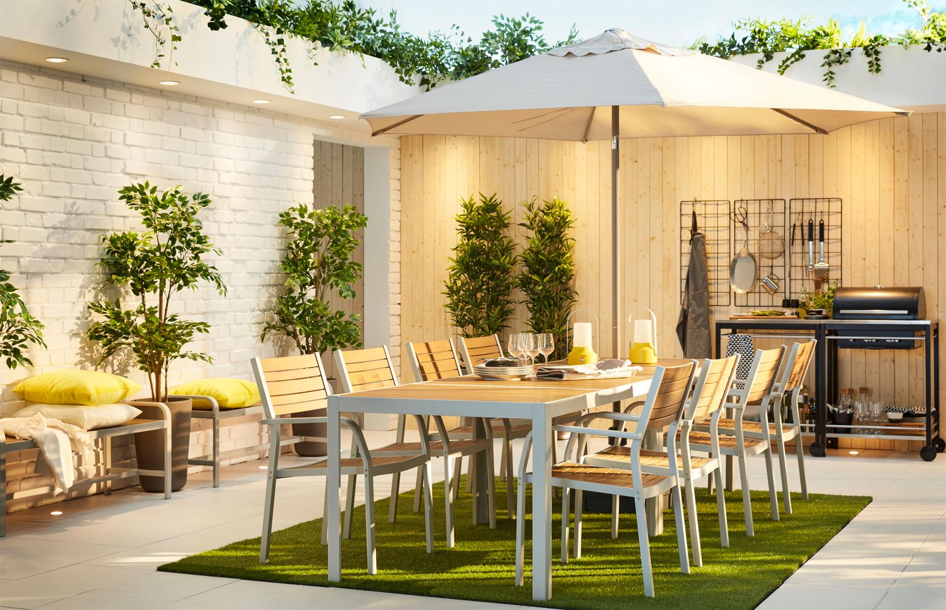 Build an outdoor kitchen