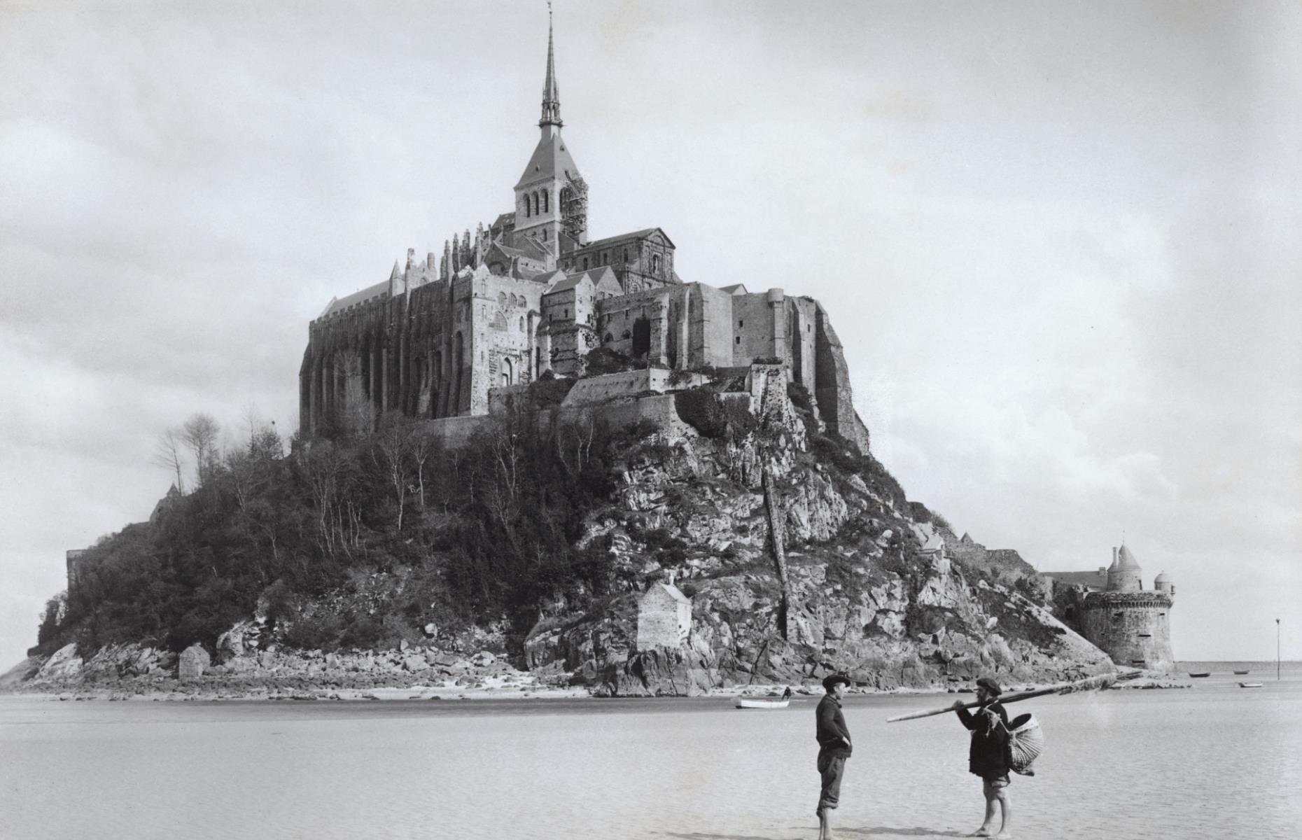 Mont Saint-Michel, Normandy, France (c.1900)