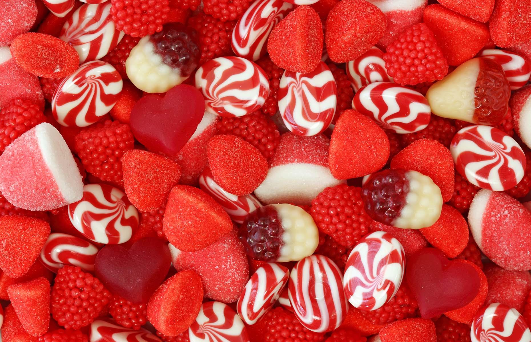 13. Cochineal bugs in red sweets