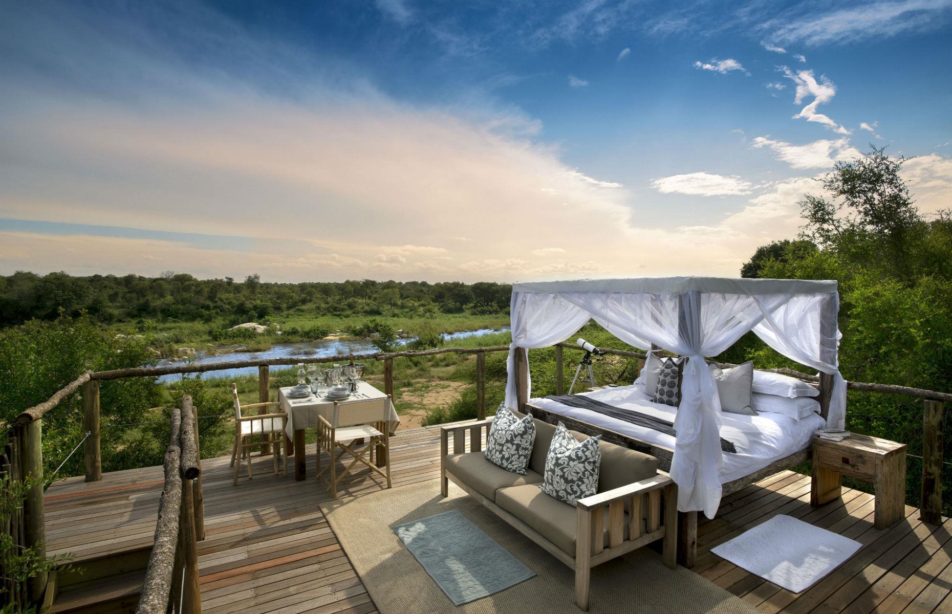 Tinyeleti treehouse, Lion Sands Game Reserve, South Africa