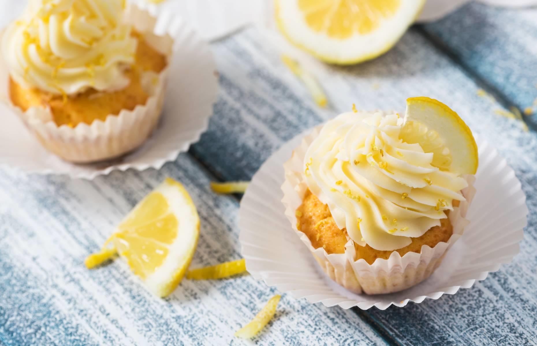 Honey and lemon cupcakes