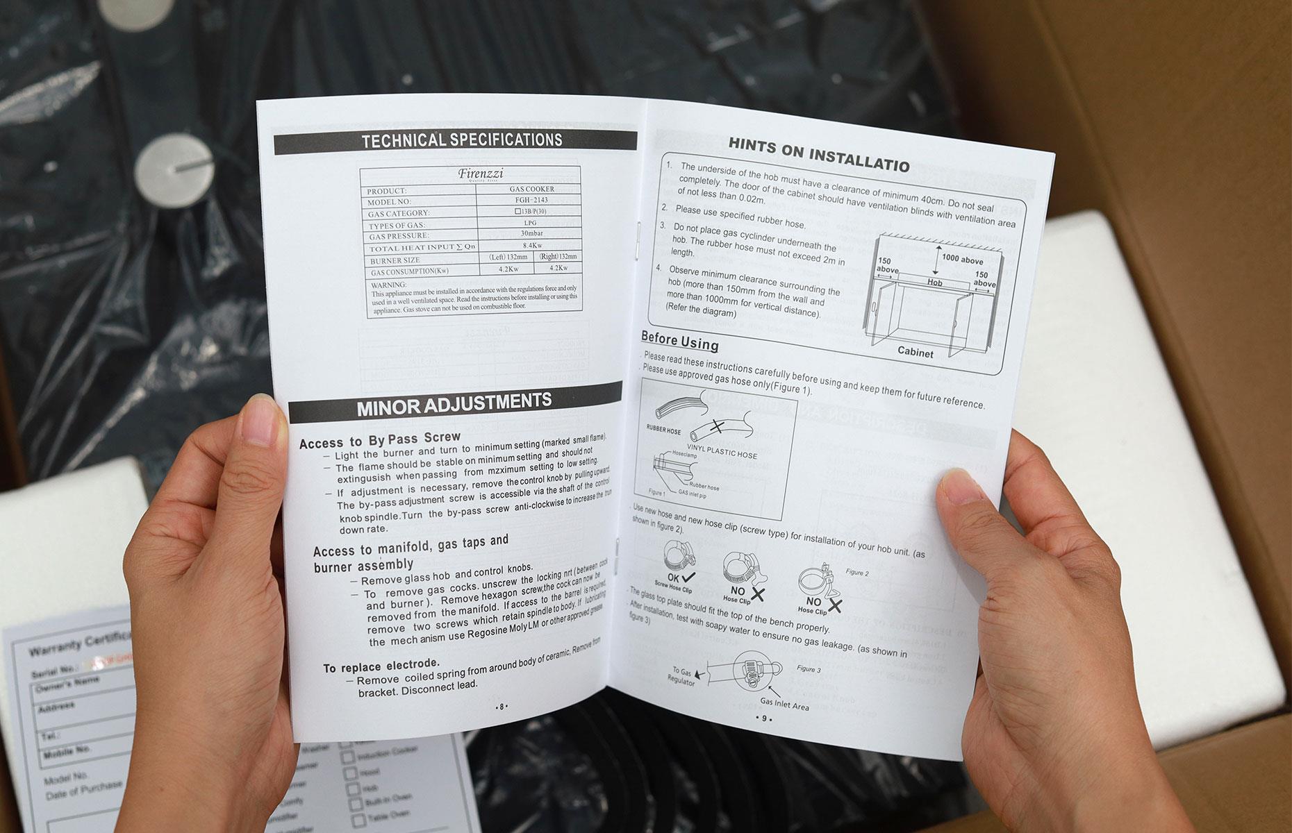 Shred appliance manuals