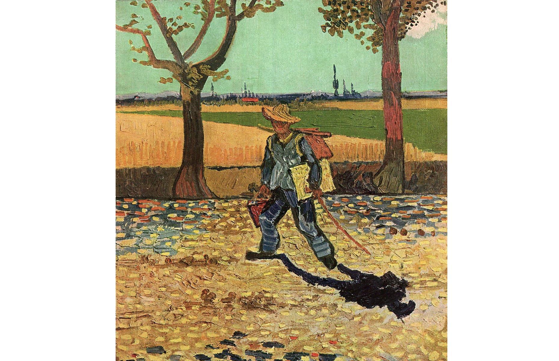 Van Gogh's The Painter on his Way to Work