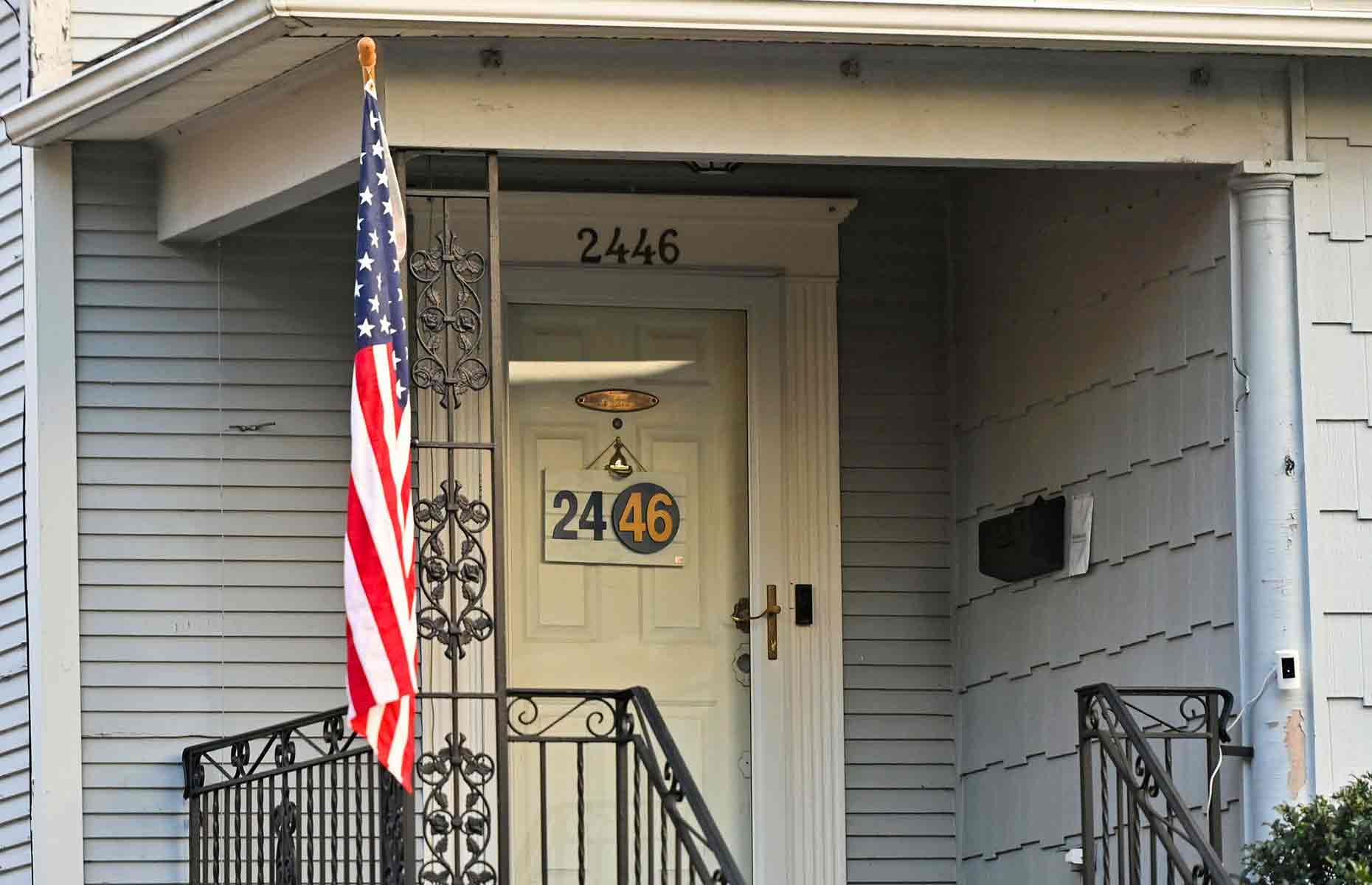 Joe Biden's clapboard home in Scranton, Pennsylvania