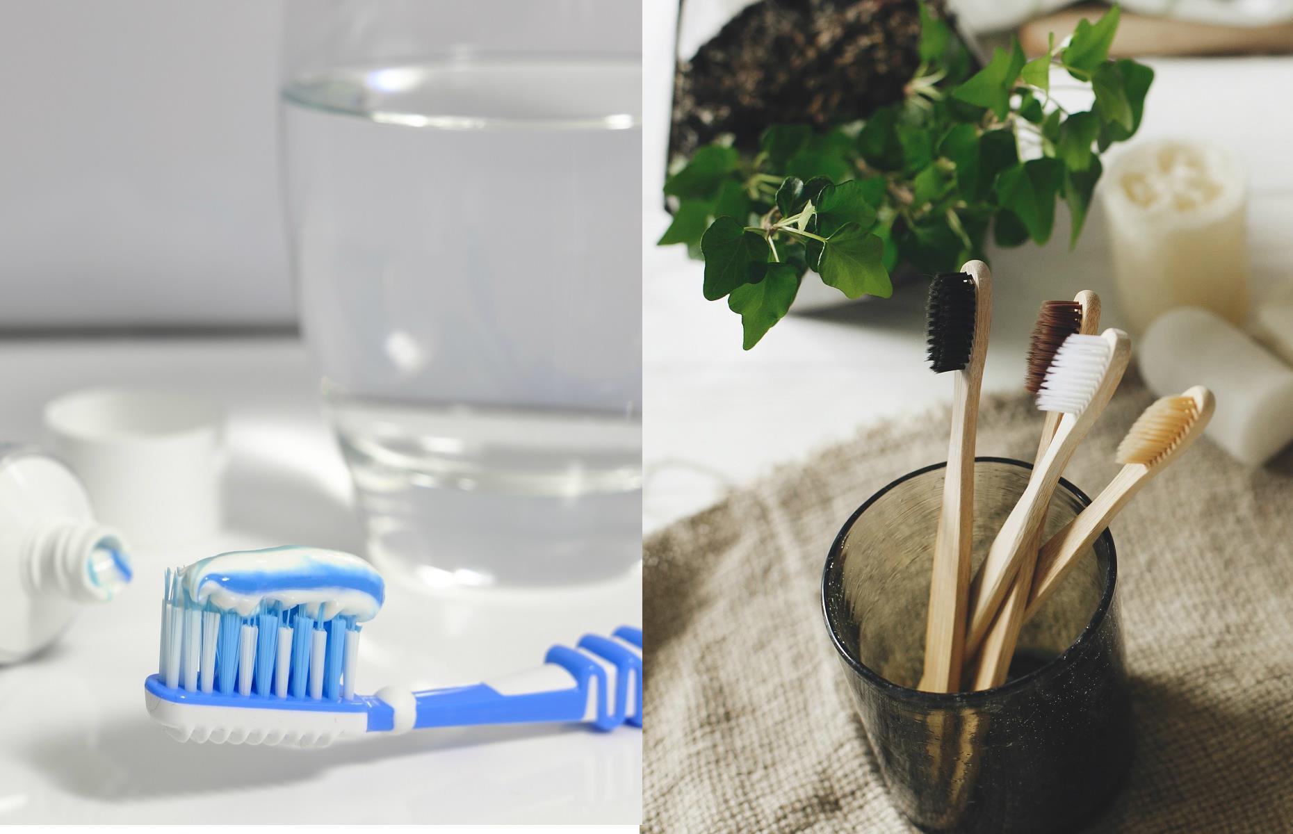 Swap a plastic toothbrush for a bamboo toothbrush  