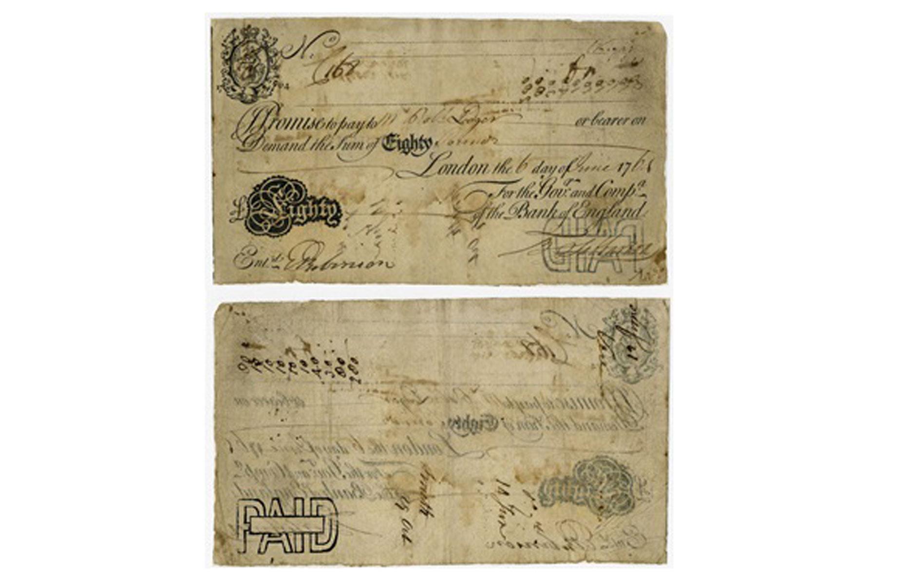 First printed notes