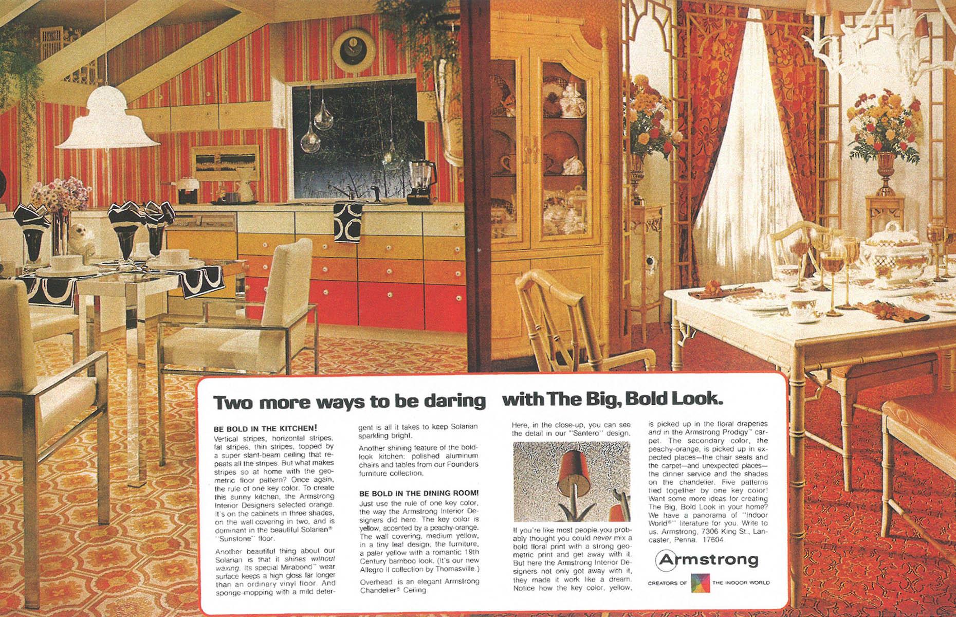 1973: Armstrong floors 