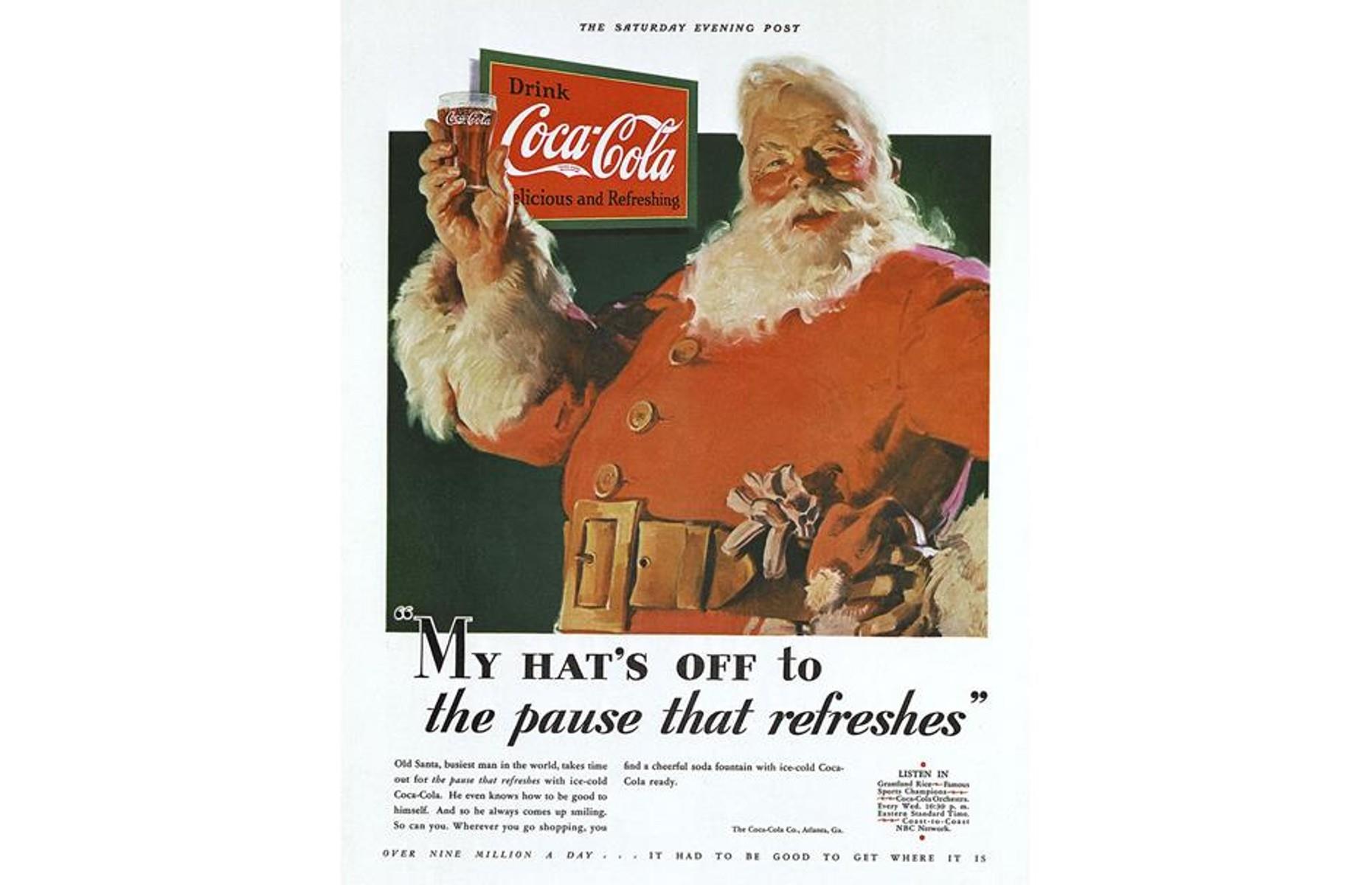 Coca-Cola helped shape Santa Claus