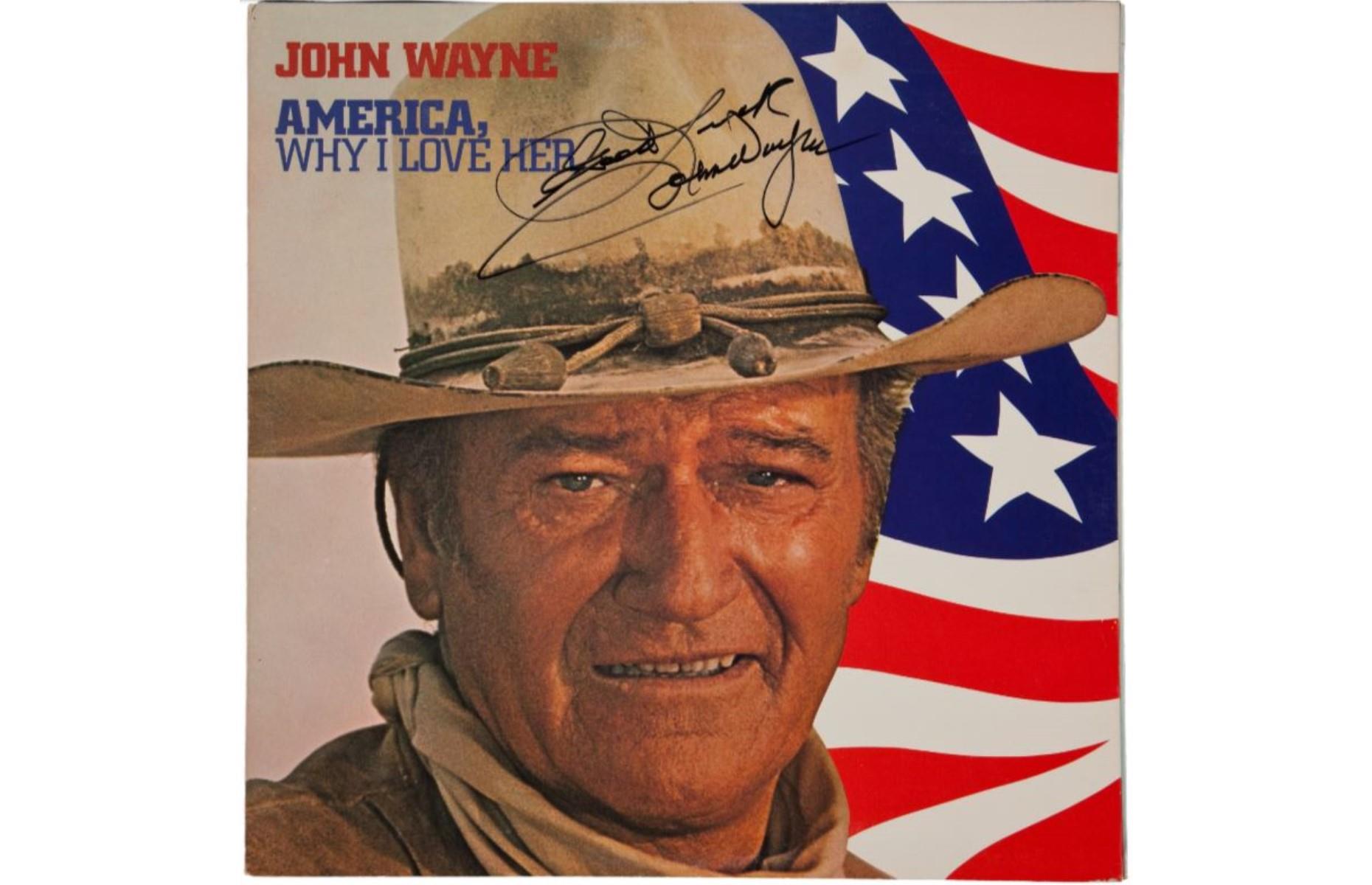 John Wayne – America, Why I Love Her: $3,750 (£3,206)