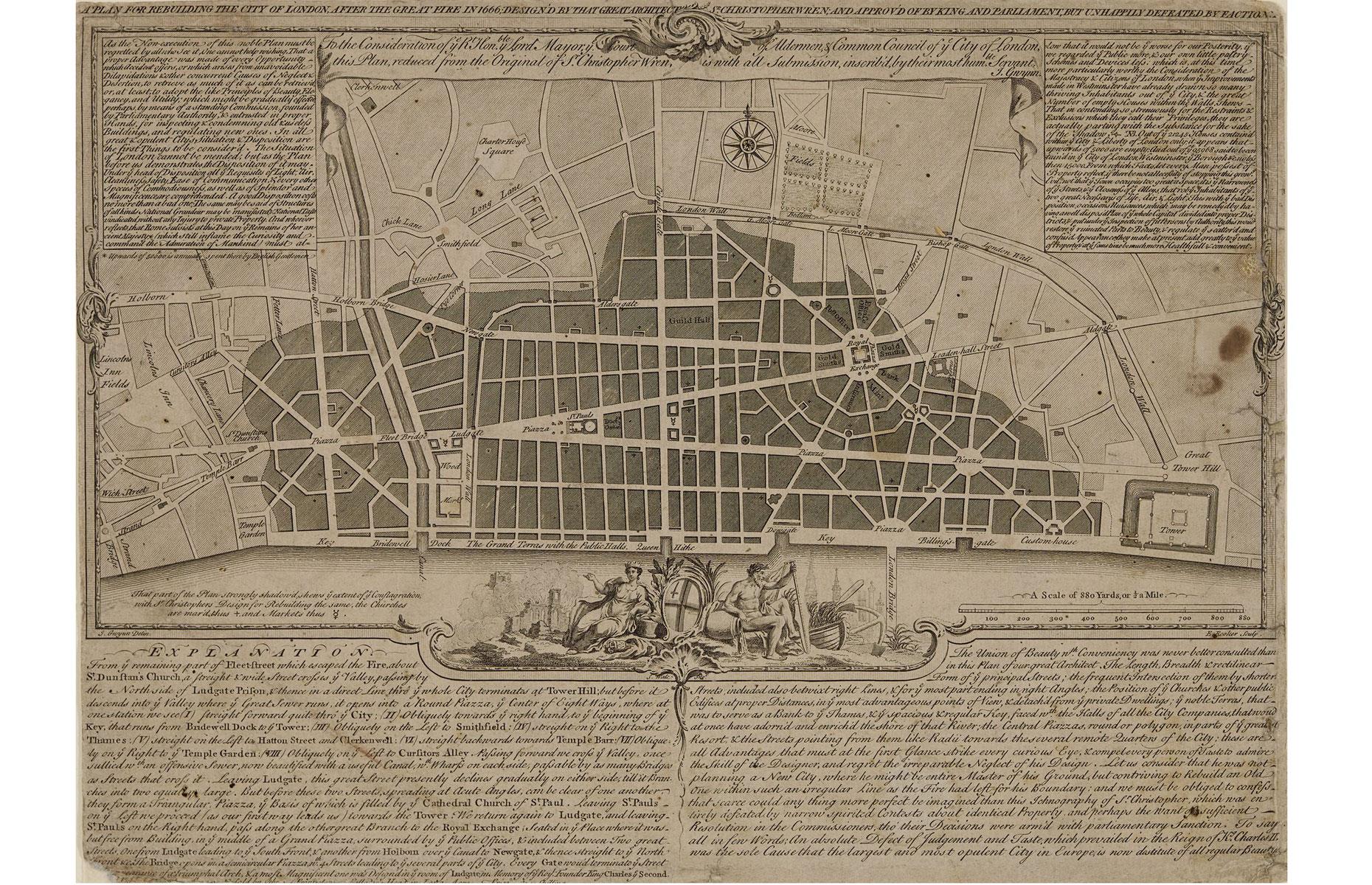 Christopher Wren's Master Plan, London