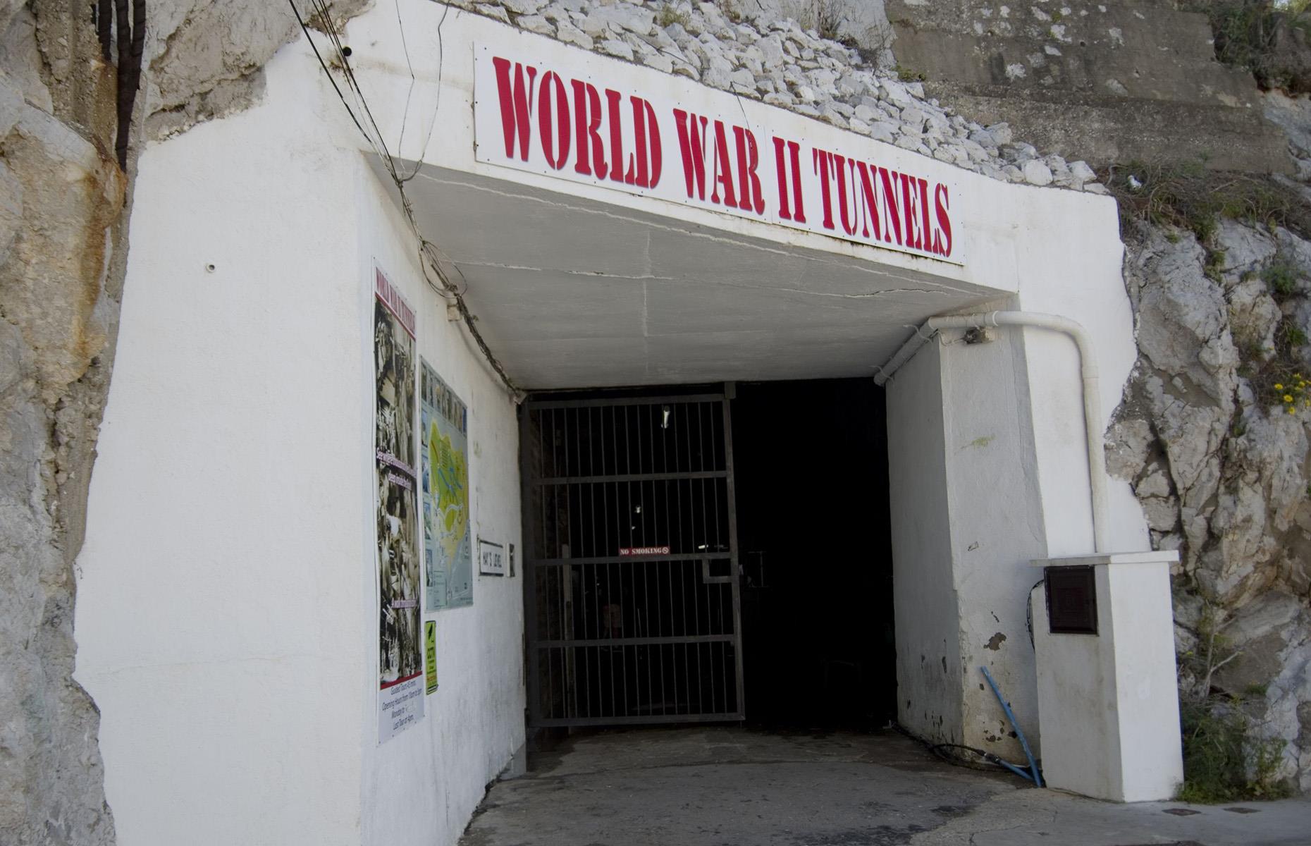 Túneles de la Segunda Guerra Mundial en el Peñón de Gibraltar, Gibraltar 