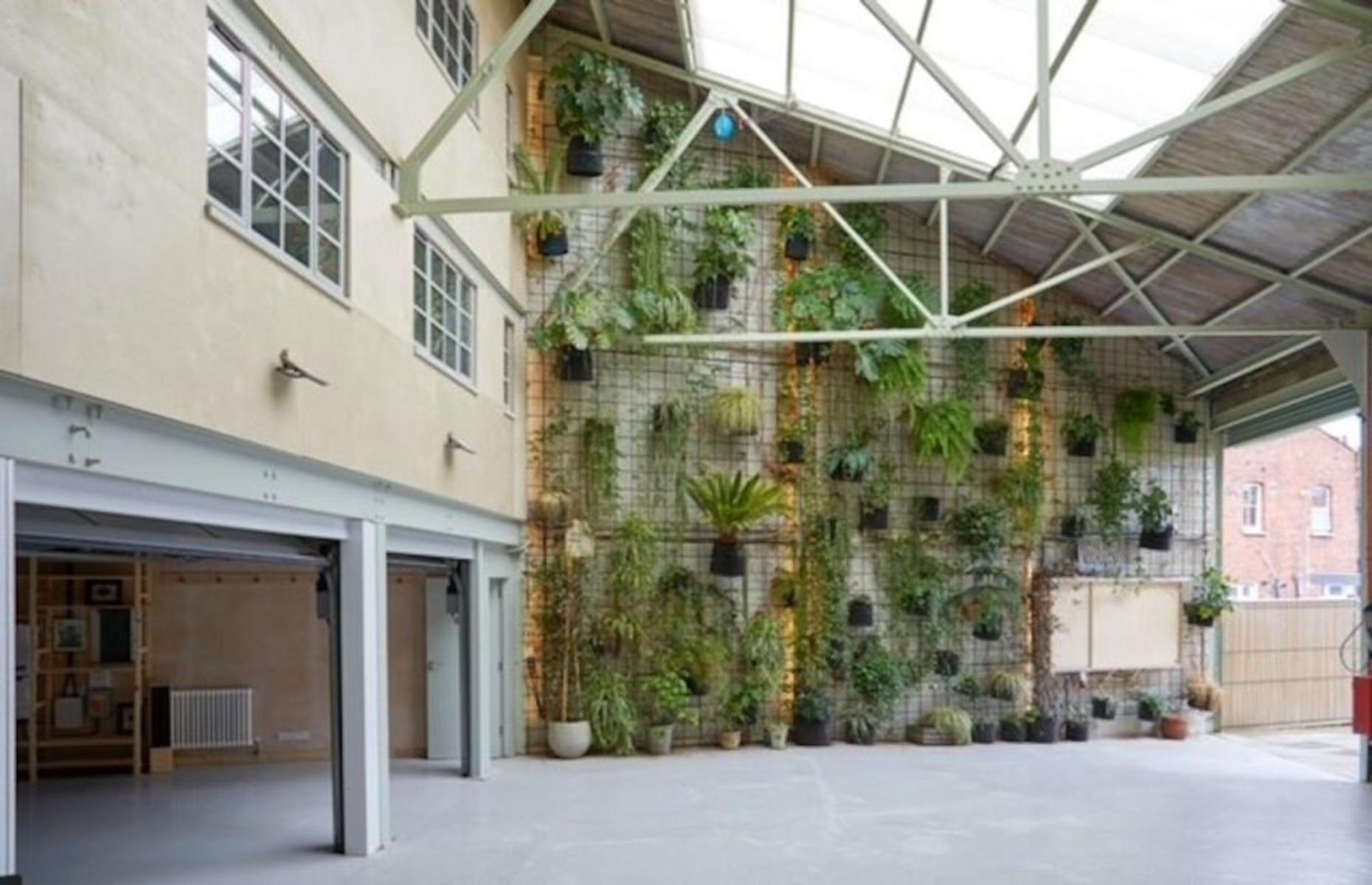 Aircraft factory into eco-home, London, UK