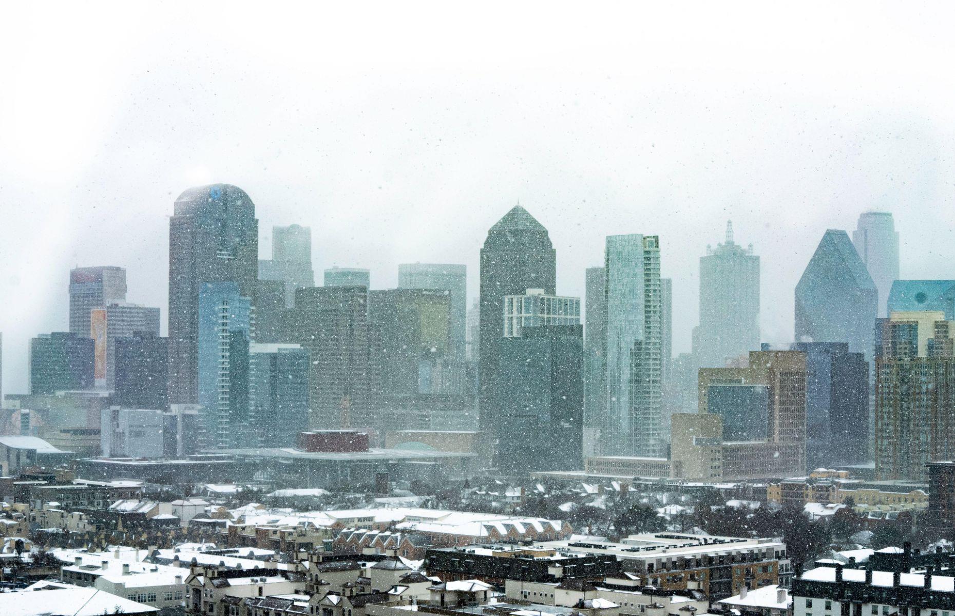 February: Winter storm, USA