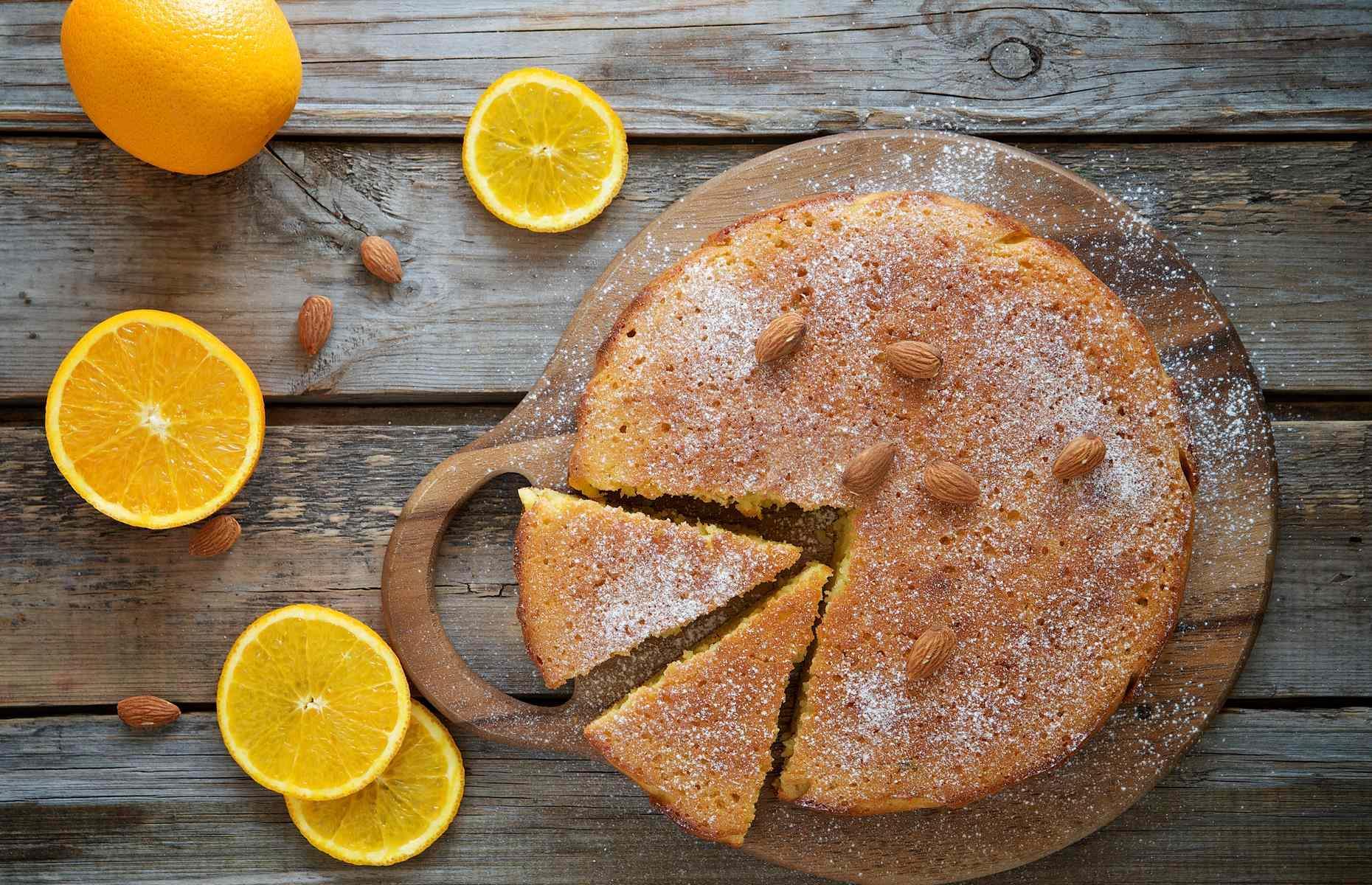 Orange and almond cake